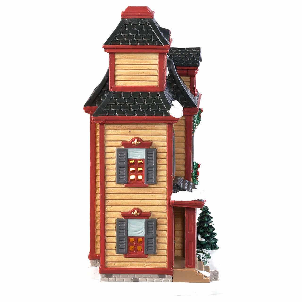 Photo 1 of LEMAX 2018 CADDINGTON VILLAGE PORCELAIN LIGHTED BUILDING- DAVIDSON RESIDENCE #85413 (READ NOTES)