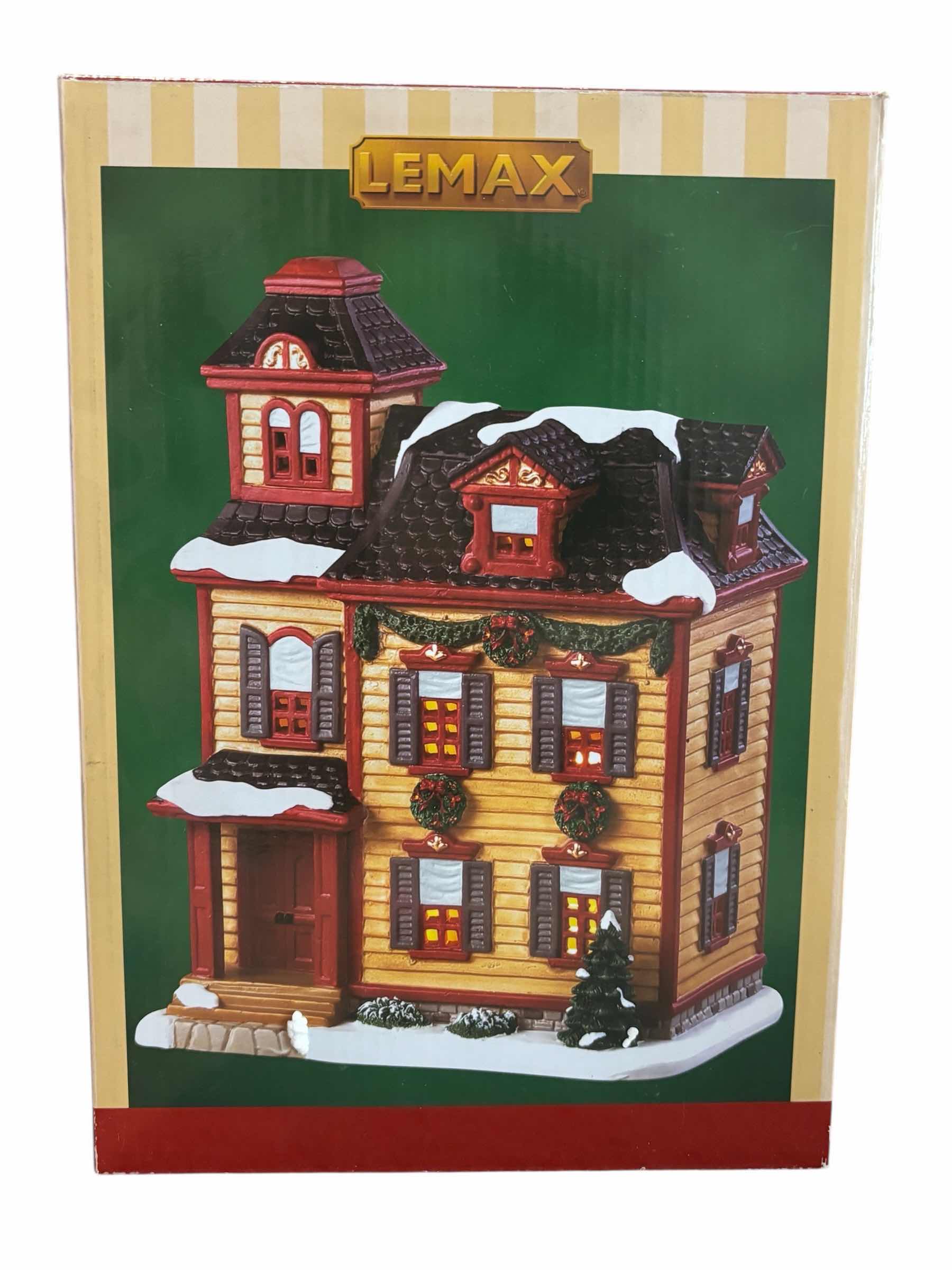 Photo 1 of LEMAX 2018 CADDINGTON VILLAGE PORCELAIN LIGHTED BUILDING- DAVIDSON RESIDENCE #85413 (READ NOTES)