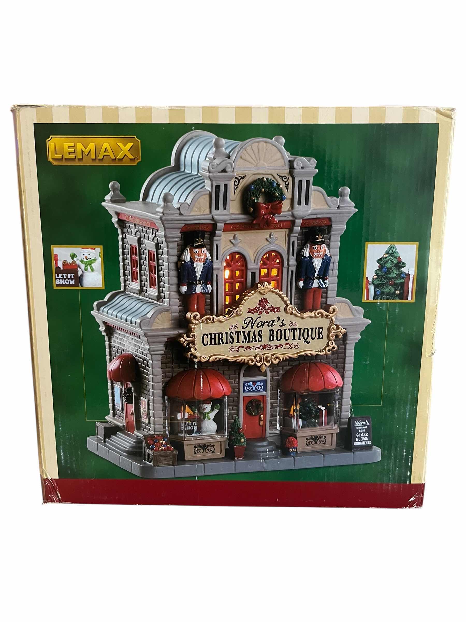 Photo 1 of LEMAX 2018 CADDINGTON VILLAGE PORCELAIN LIGHTED BUILDING- NORA’S CHRISTMAS BOUTIQUE #85344