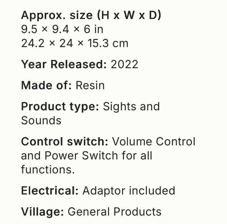 Photo 1 of LEMAX 2022 CADDINGTON VILLAGE RESIN LIGHTED BUILDING- CHRISTMAS CHIMES #25859