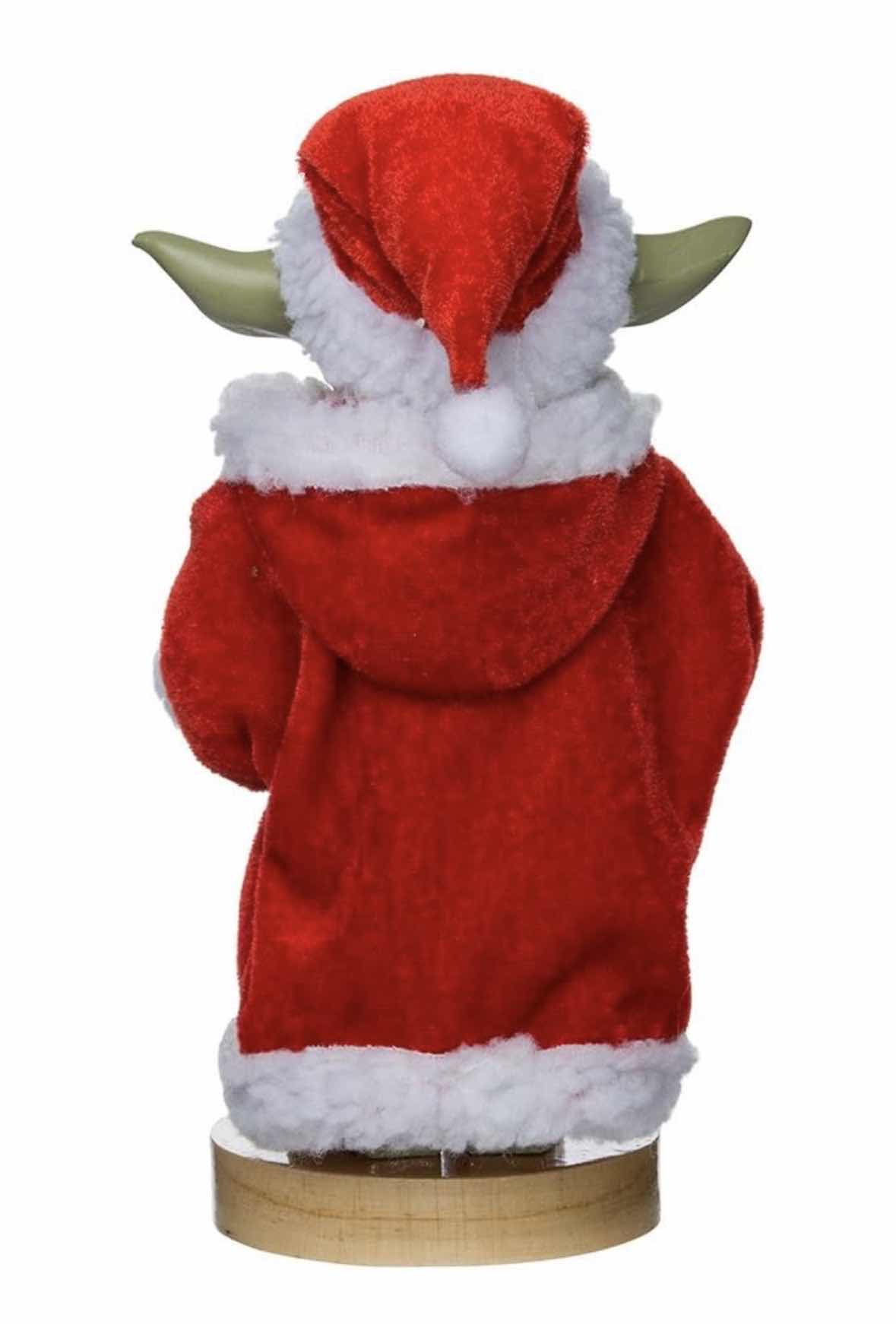 Photo 1 of KURT S. ADLER STAR WARS 9” YODA NUTCRACKER IN SANTA ROBE