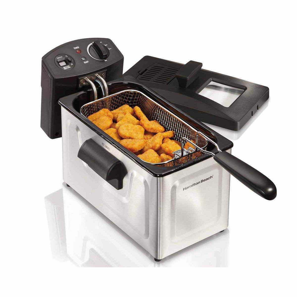Photo 1 of HAMILTON BEACH 12 CUP STAINLESS STEEL DEEP FRYER W DIGITAL TIMER #35033
