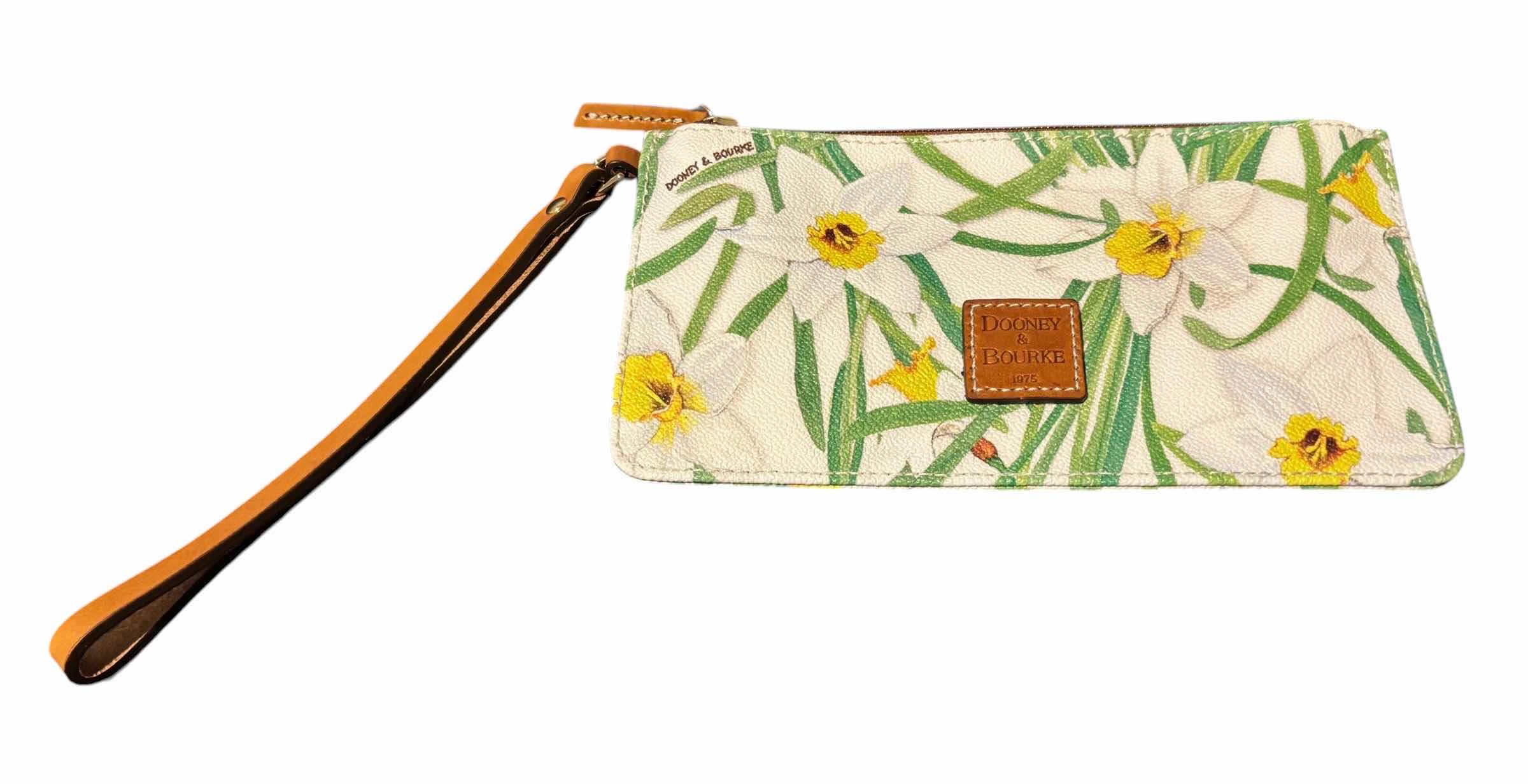 Photo 1 of DOONEY & BOURKE BUTTERCUPS DRAWSTRING SHOULDER BUCKET BAG & MATCHING WRISTLET BAG, INCLUDES DUST BAG  $365