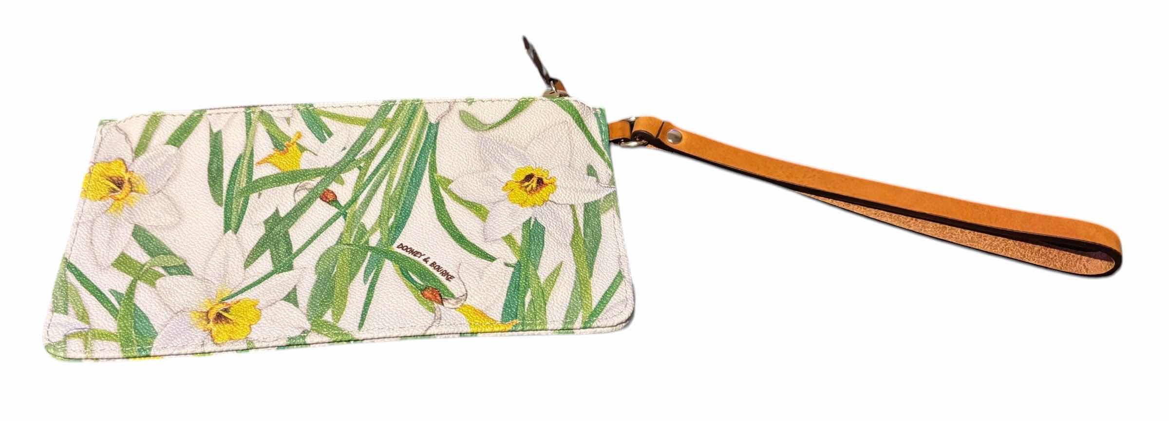 Photo 1 of DOONEY & BOURKE BUTTERCUPS DRAWSTRING SHOULDER BUCKET BAG & MATCHING WRISTLET BAG, INCLUDES DUST BAG  $365