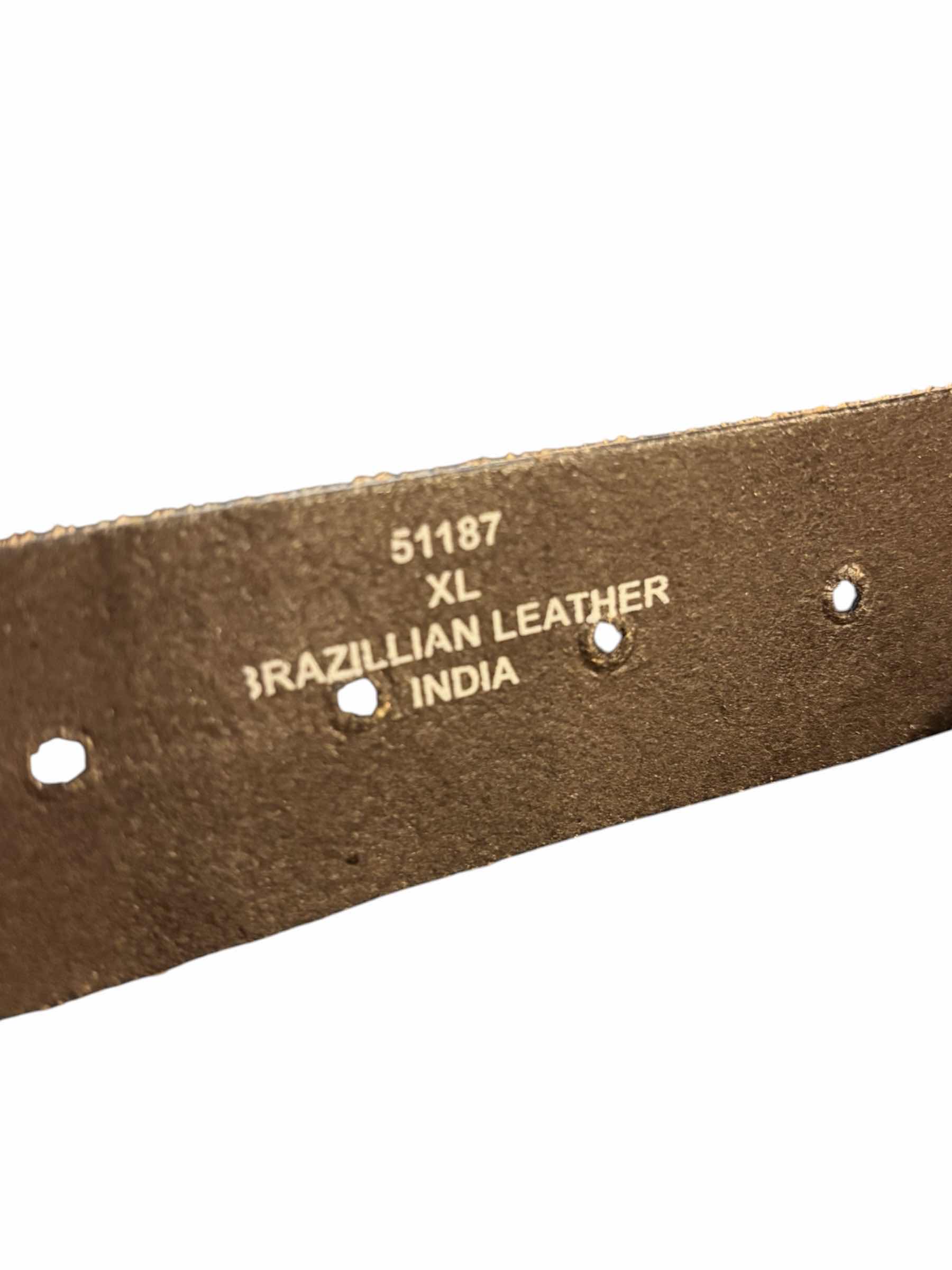 Photo 1 of WOMENS FASHION LEATHER BELTS (2) BROWN/ BLACK, SIZE XL