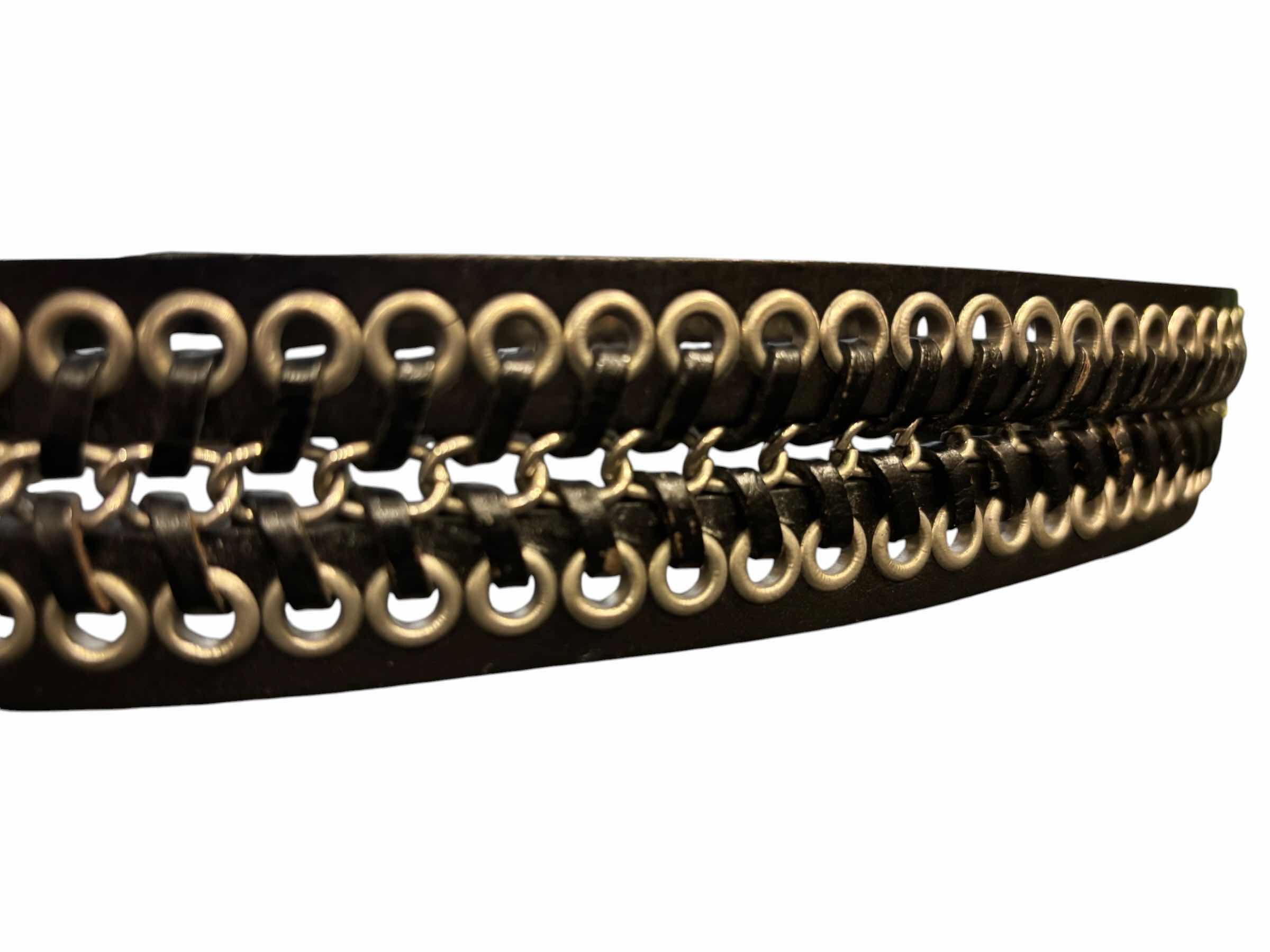 Photo 1 of WOMENS FASHION LEATHER BELTS (2) BROWN/ BLACK, SIZE XL