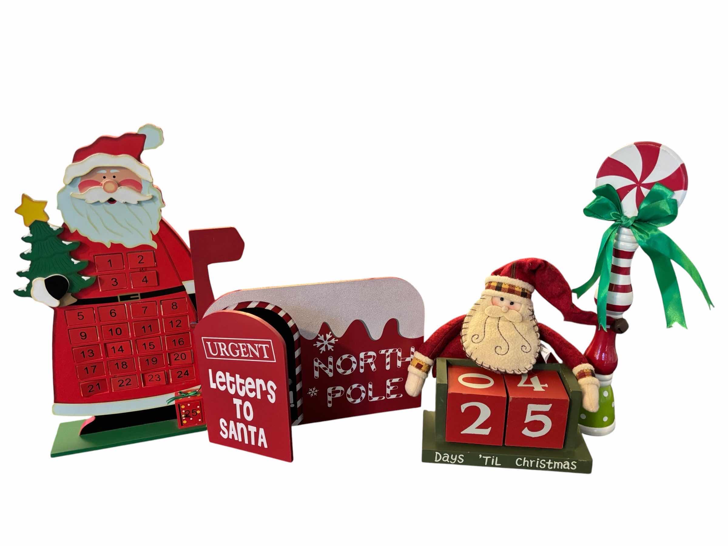 Photo 1 of 4 PC CHRISTMAS DECORATIONS