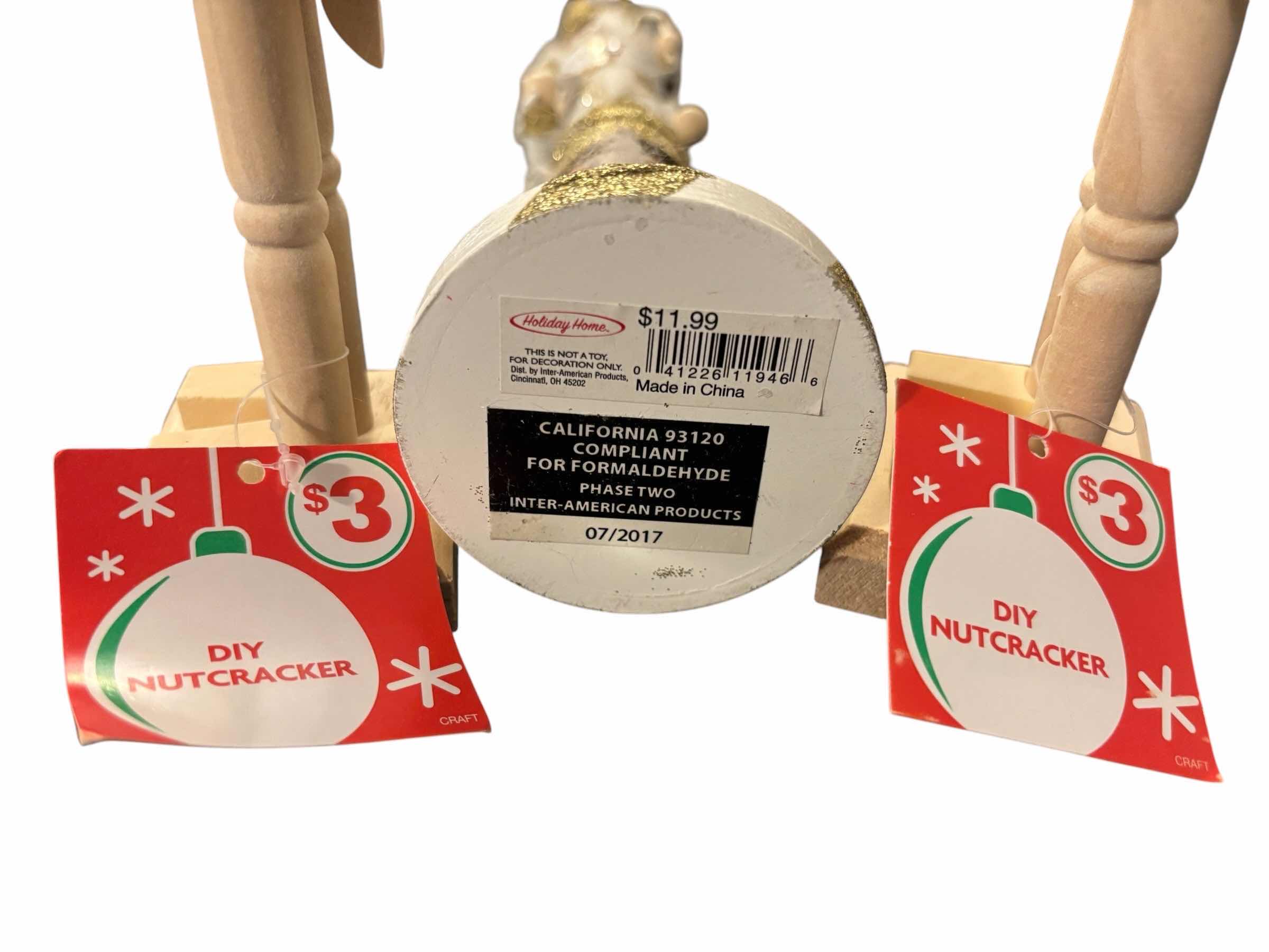 Photo 1 of 3 PC WOOD NUTCRACKER DECORATIONS