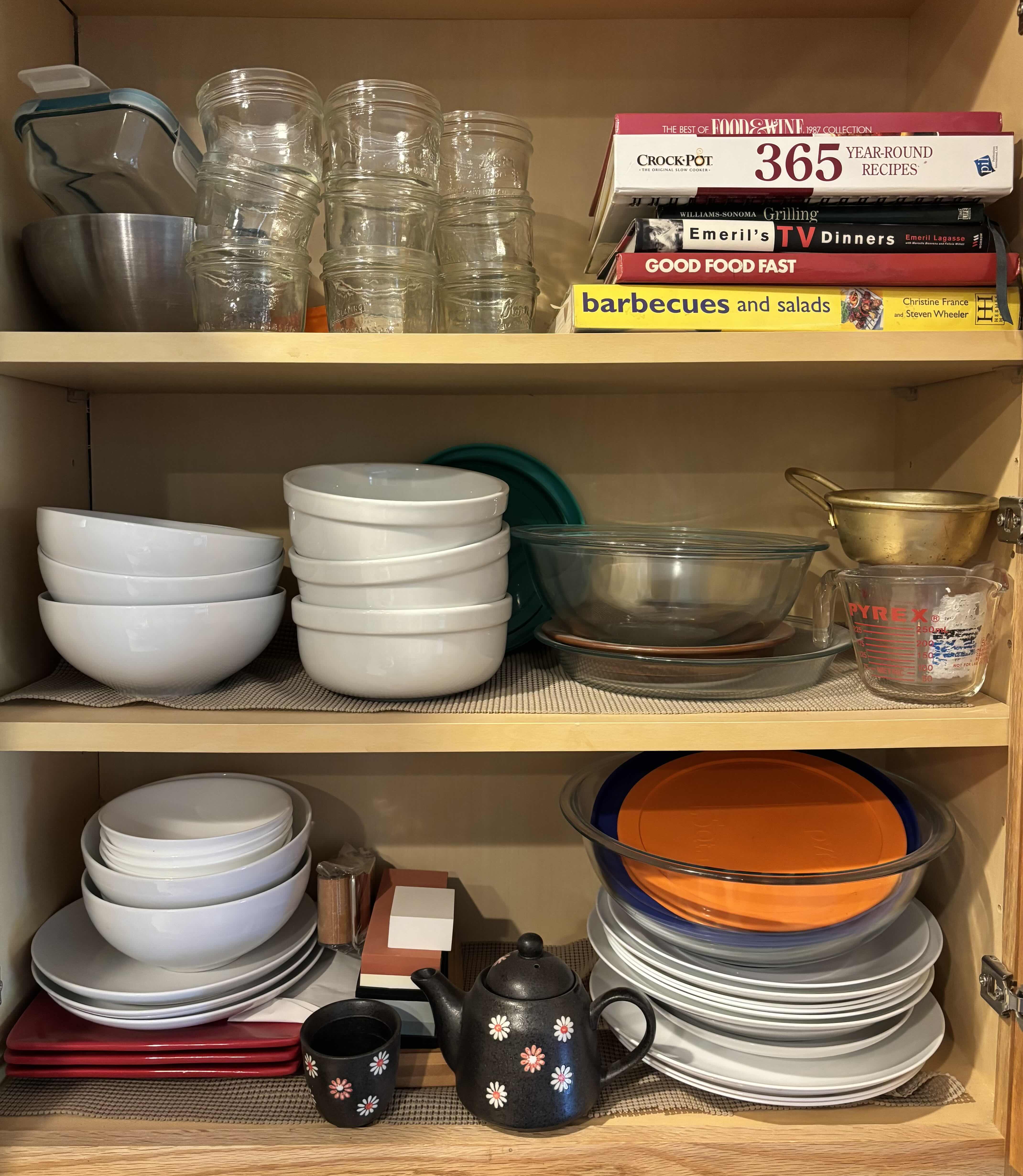 Photo 1 of CONTENTS OF KITCHEN CABINET