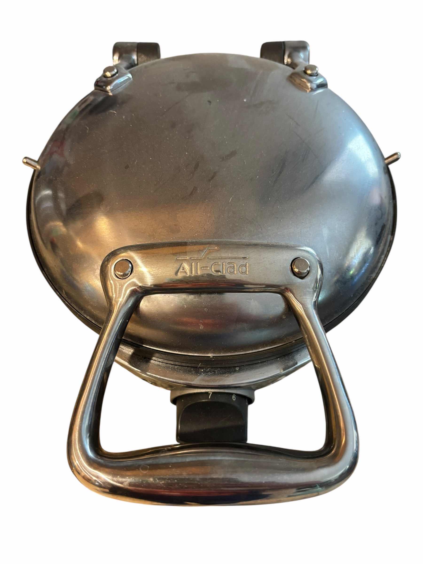 Photo 1 of ALL CLAD STAINLESS STEEL WAFFLE MAKER $100