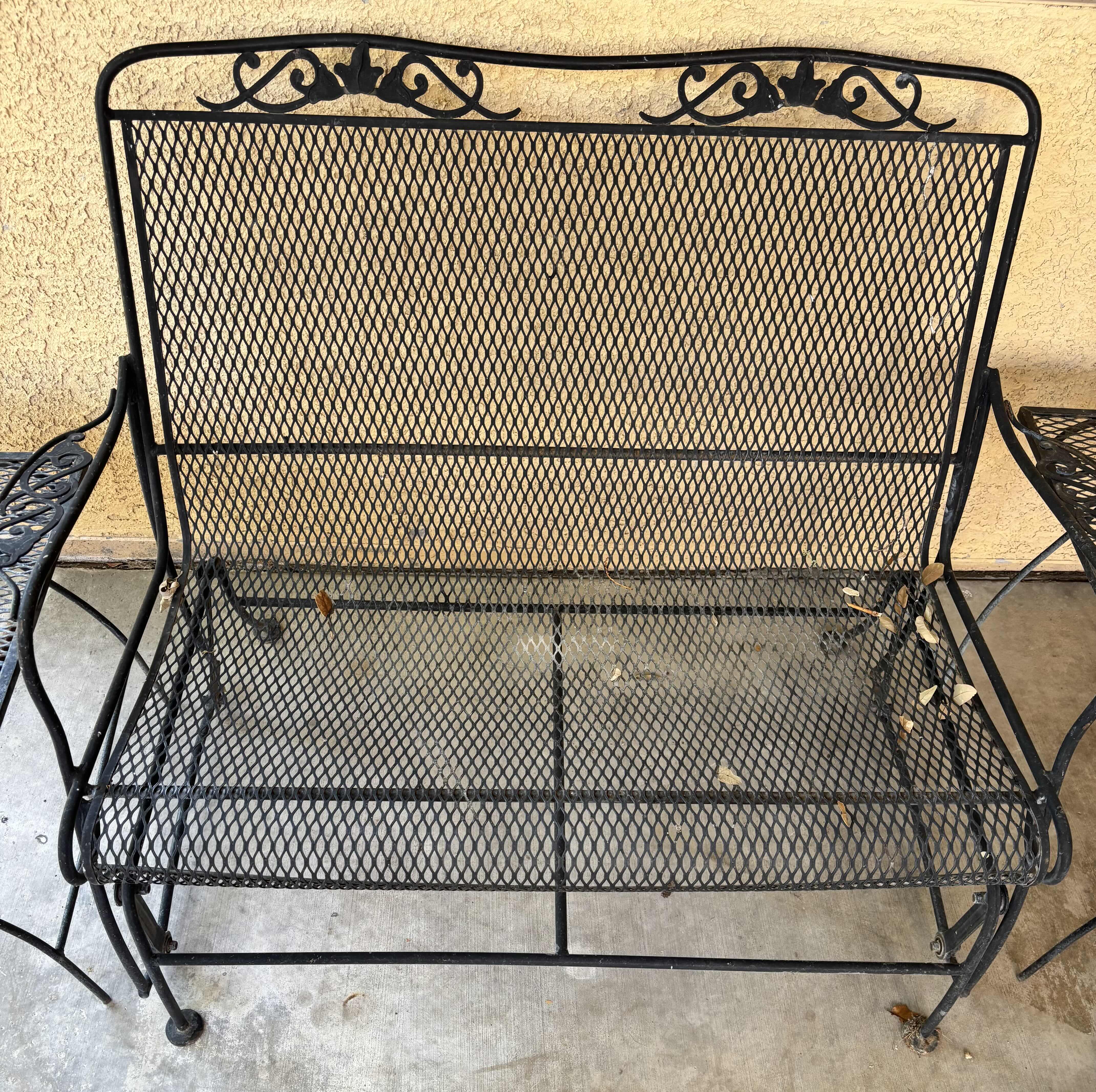 Photo 1 of OUTDOOR PATIO GLIDER WITH 2 TABLES