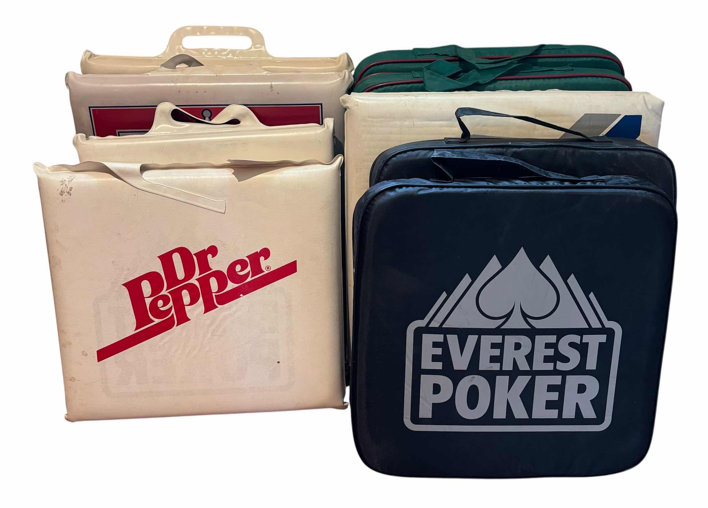 Photo 1 of COLLECTION OF STADIUM SEAT CUSHIONS (9)