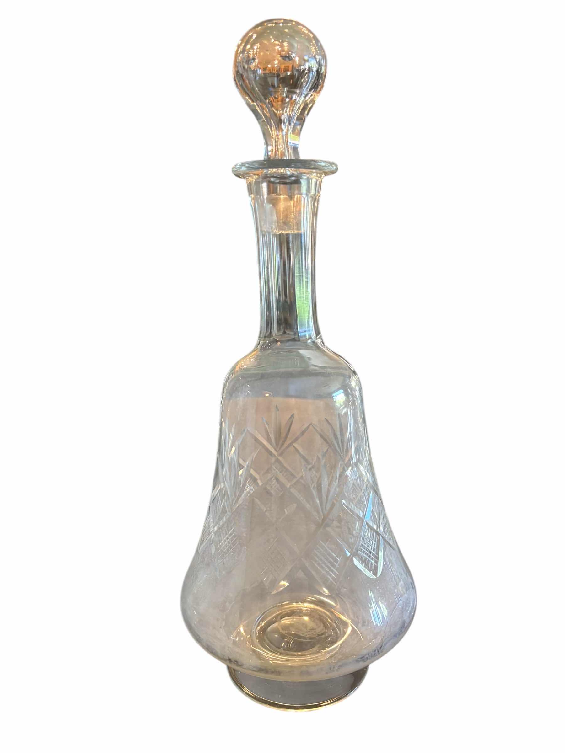 Photo 1 of (3)PCS DECANTERS H12.5”
