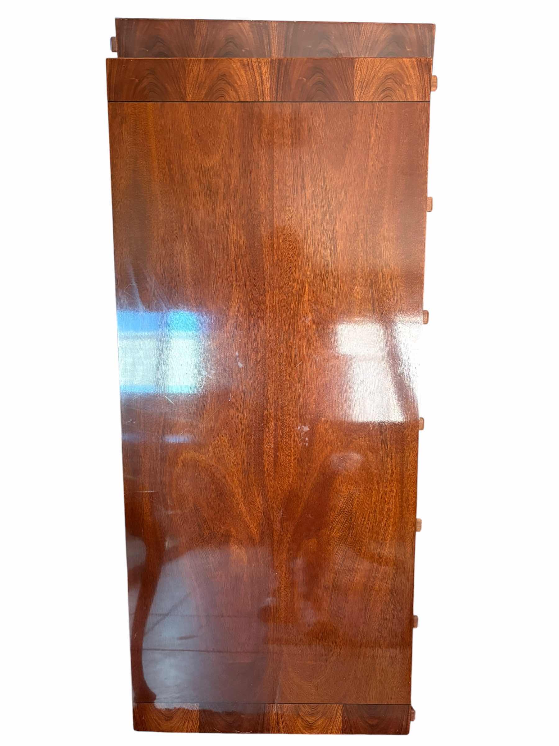 Photo 1 of ANTIQUE MAHOGANY ENGLISH DINING TABLE W/BRASS PAW FEET COMES WITH TWO ADDITIONAL LEAFS AND FOLDABLE TABLE COVERS 
72”X48”H30 W LEAFS TOTAL L144”