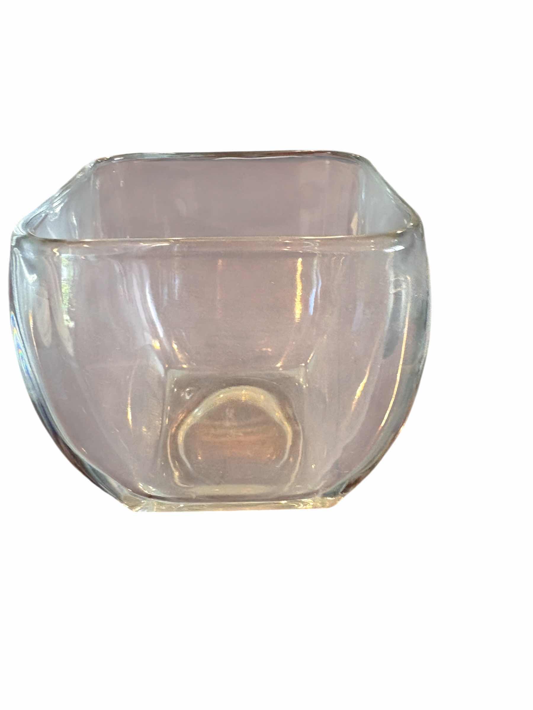 Photo 1 of (2)PCS CRYSTAL VASES H4.5”