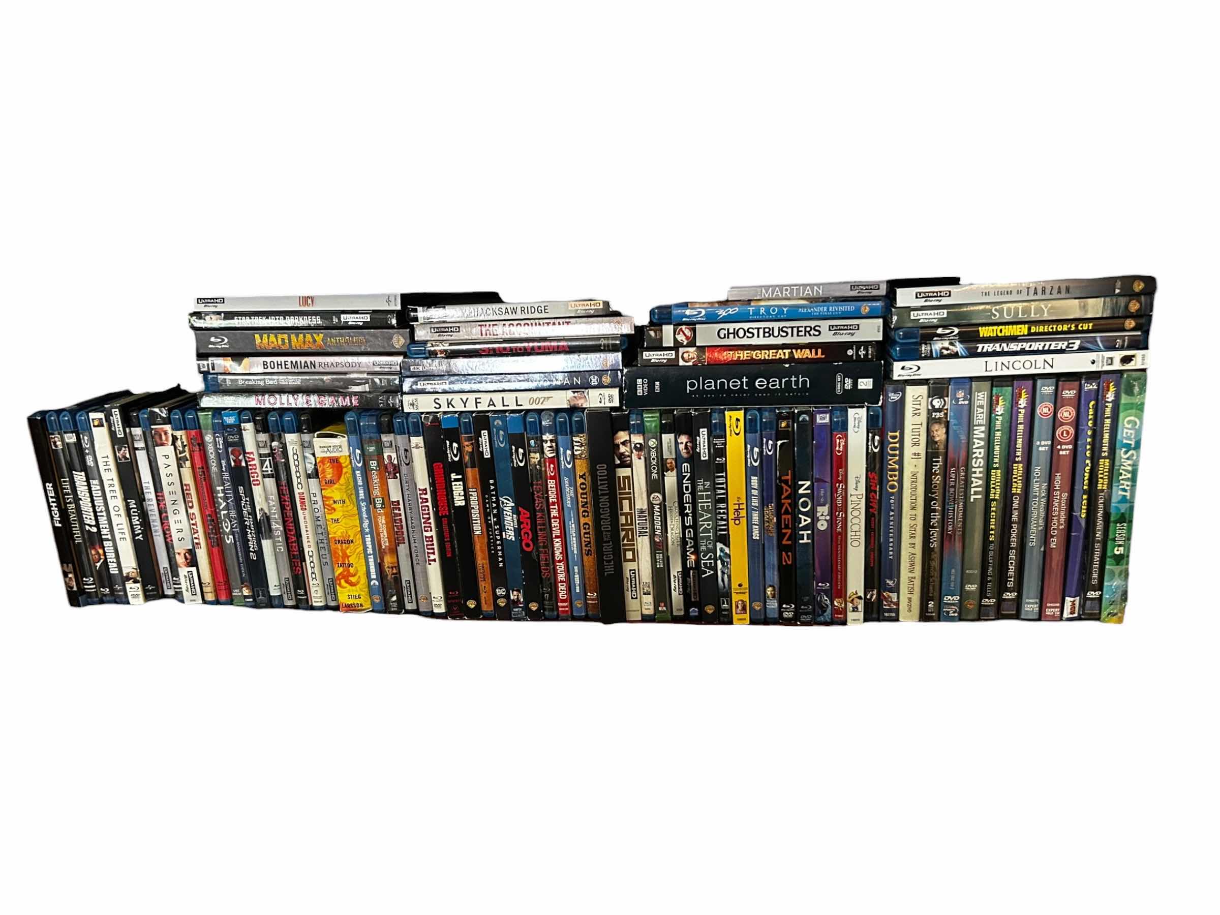 Photo 1 of VARIOUS DVDS AND BLUERAY DISCS