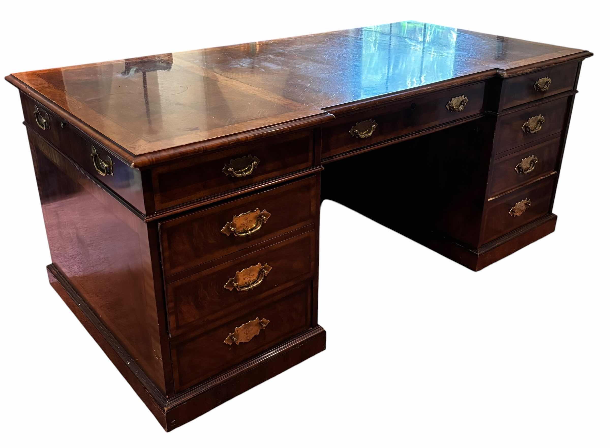 Photo 1 of HENREDON ASTON COURT EXECUTIVE DESK 72”L X 36”W X 30”H $2450