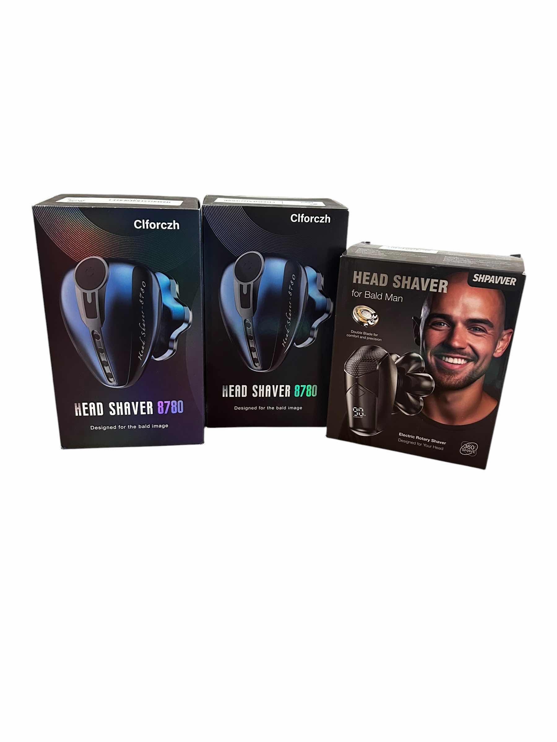 Photo 1 of NIB HEAD SHAVERS (3)