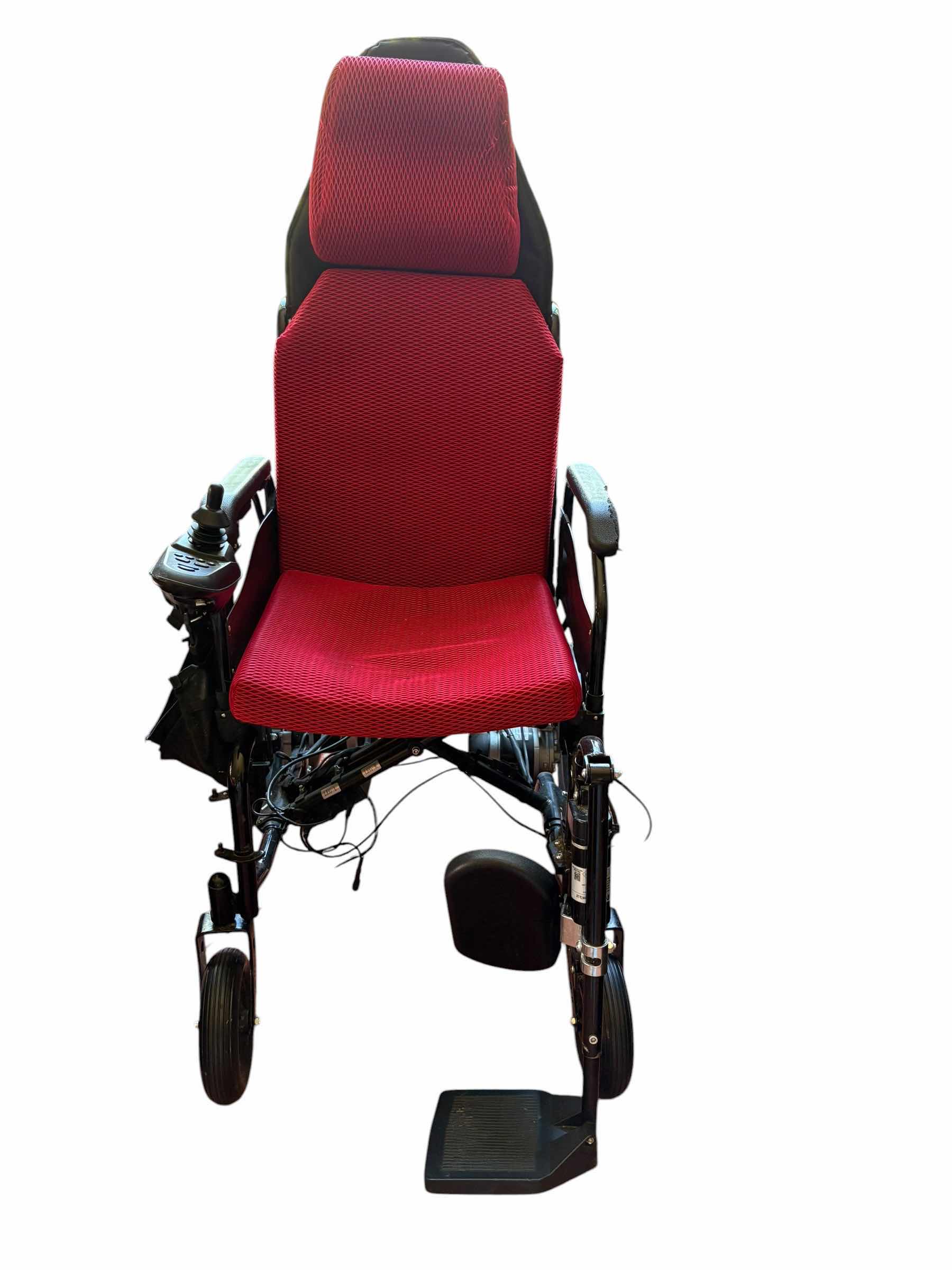 Photo 1 of COMFYGO X-9 ELECTRIC WHEELCHAIR W BRIGHT RED MESH $2,299