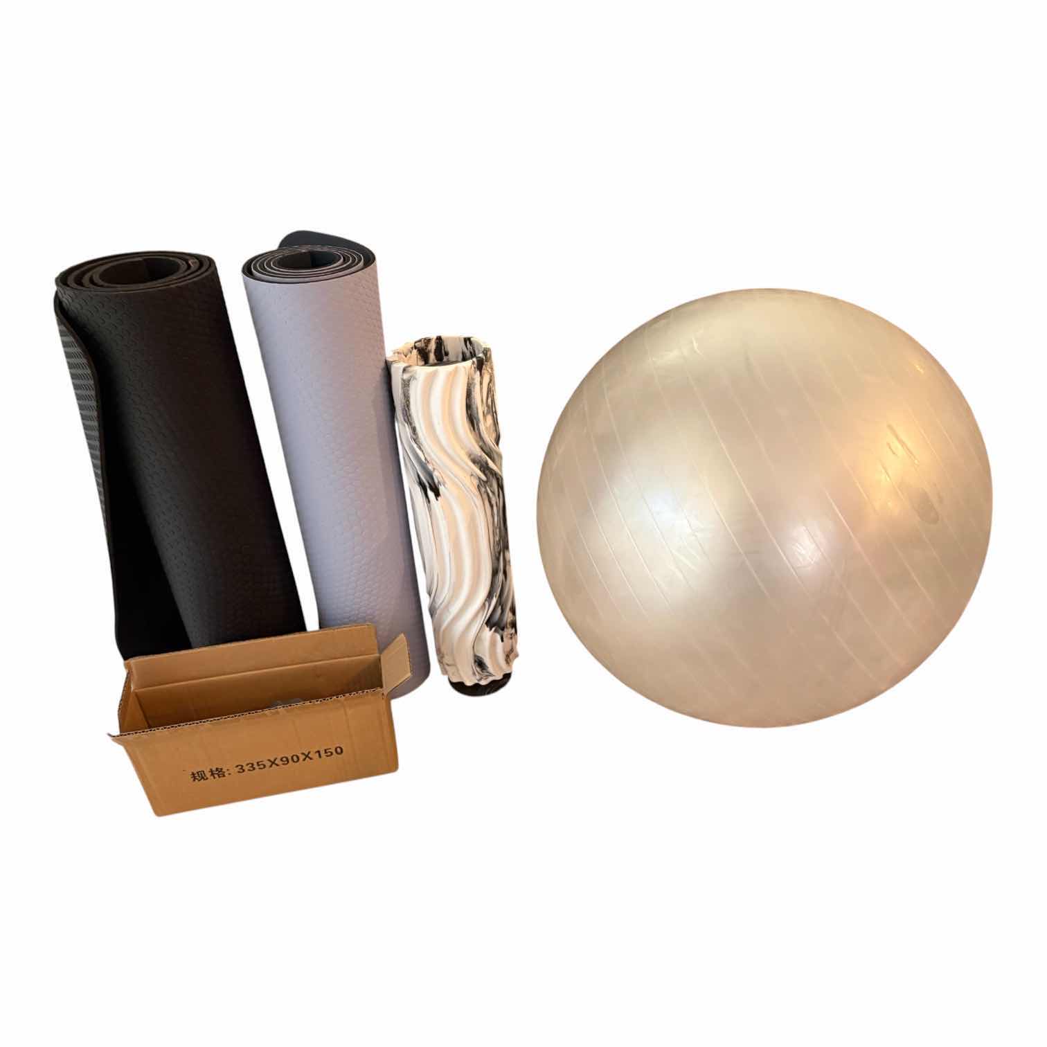 Photo 1 of (5)PCS YOGA MATS & STRETCHING ITEMS