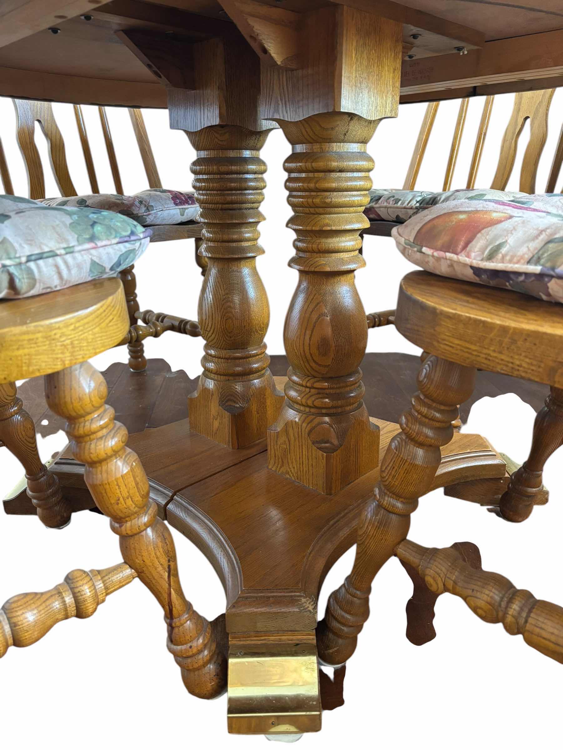 Photo 1 of COCHRANE SOLID OAK DINING TABLE & 4 CHAIRS