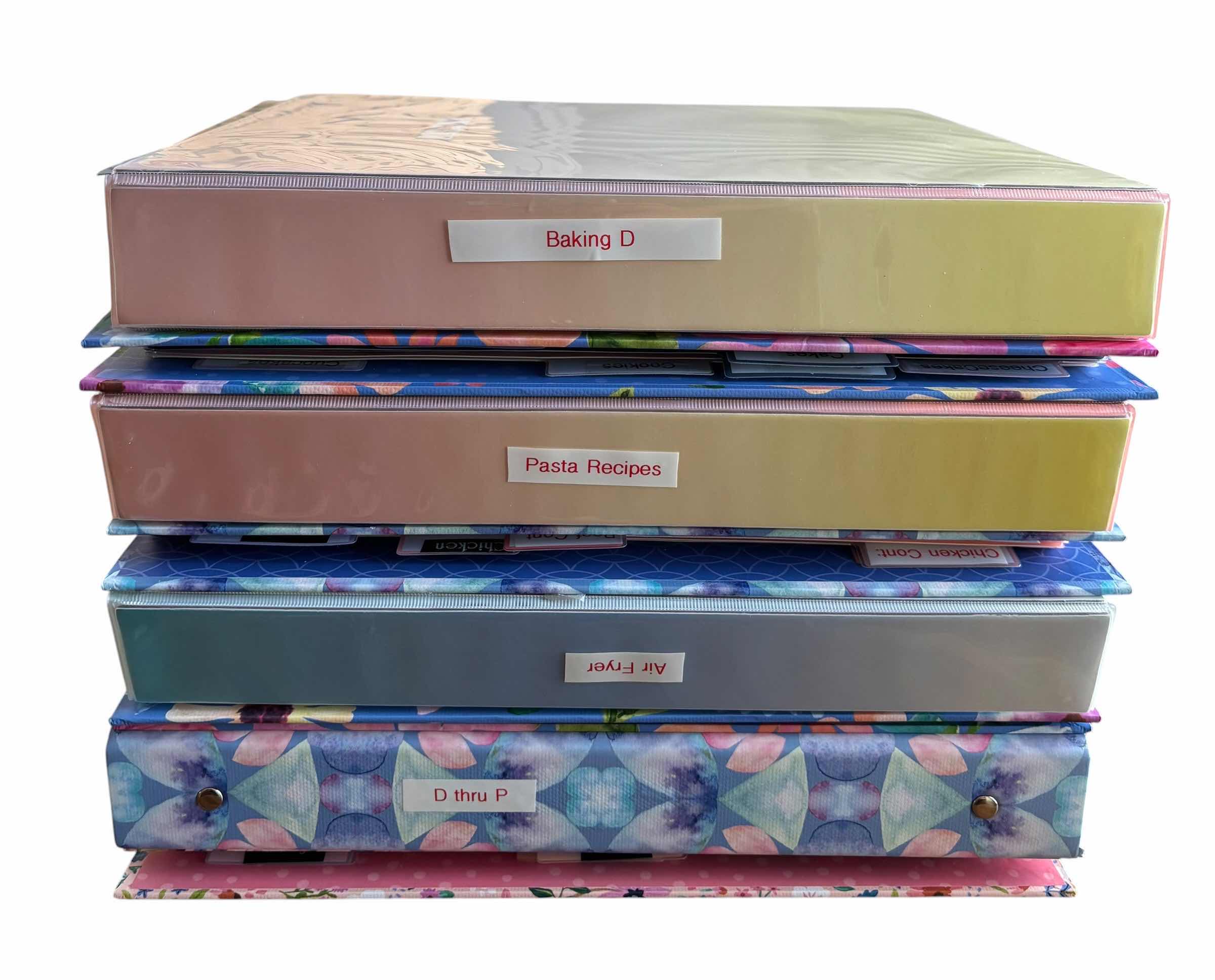 Photo 1 of RECIPE BINDERS (8)