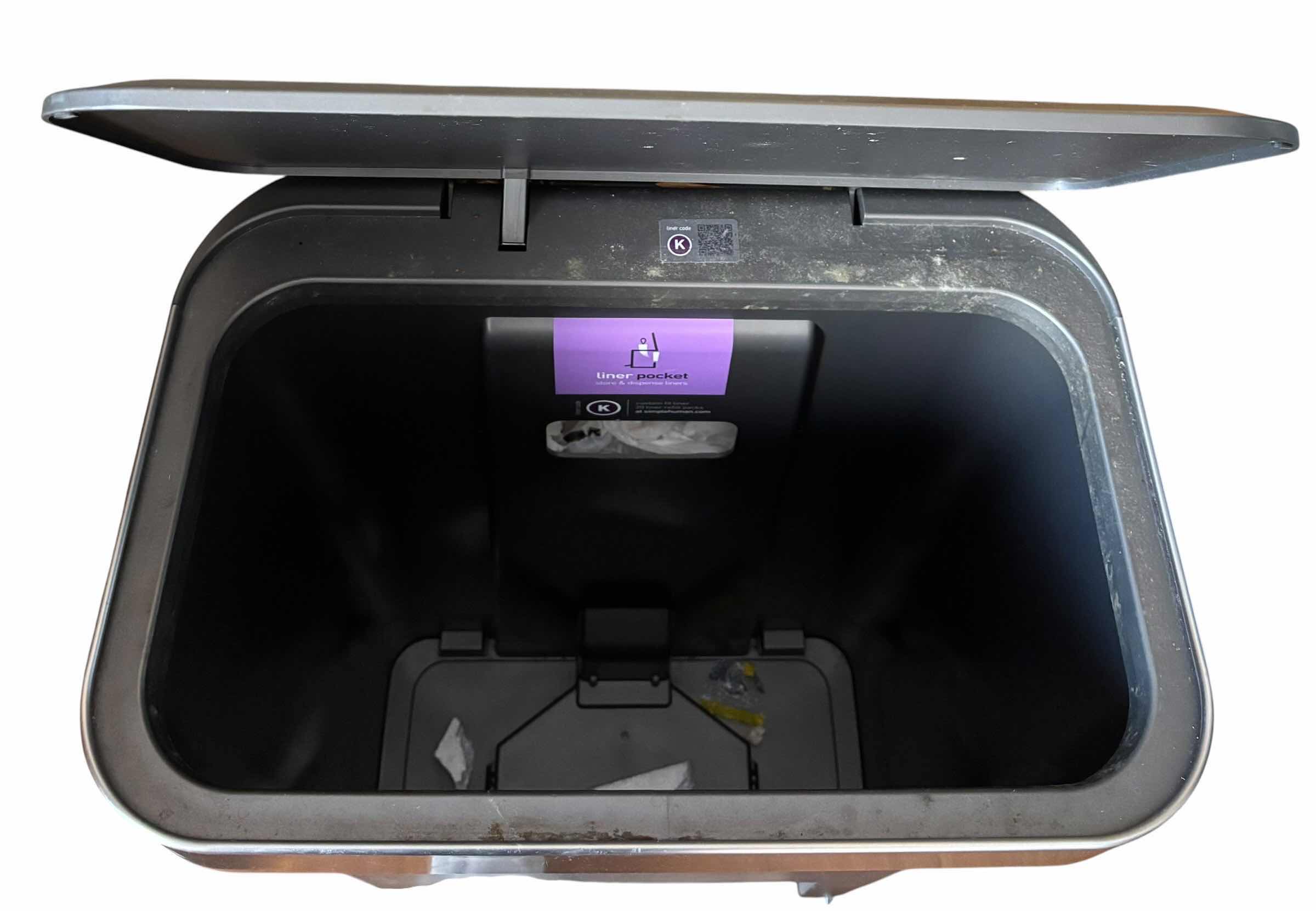 Photo 1 of SIMPLEHUMAN TRASH CAN $160