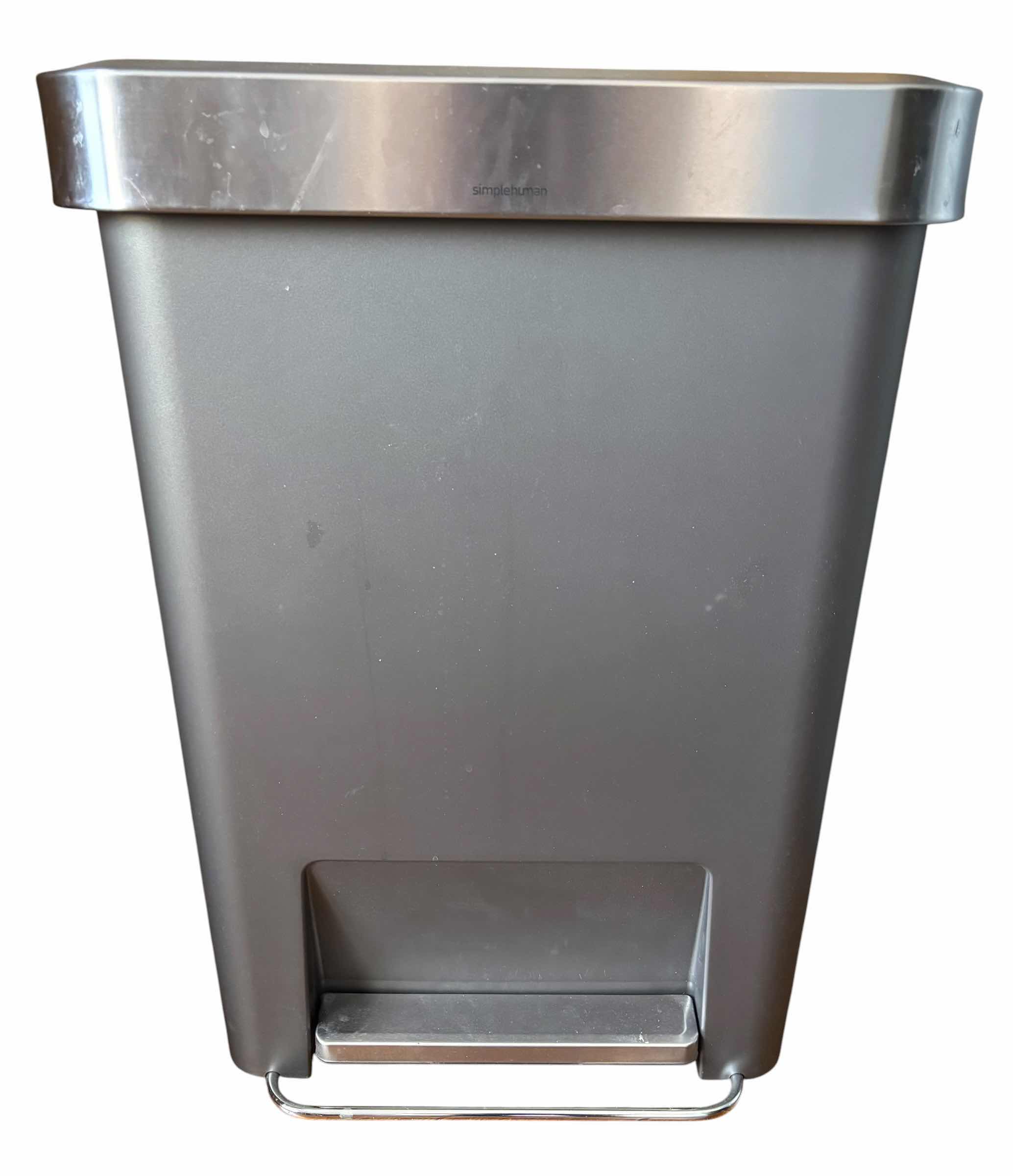 Photo 1 of SIMPLEHUMAN TRASH CAN $160