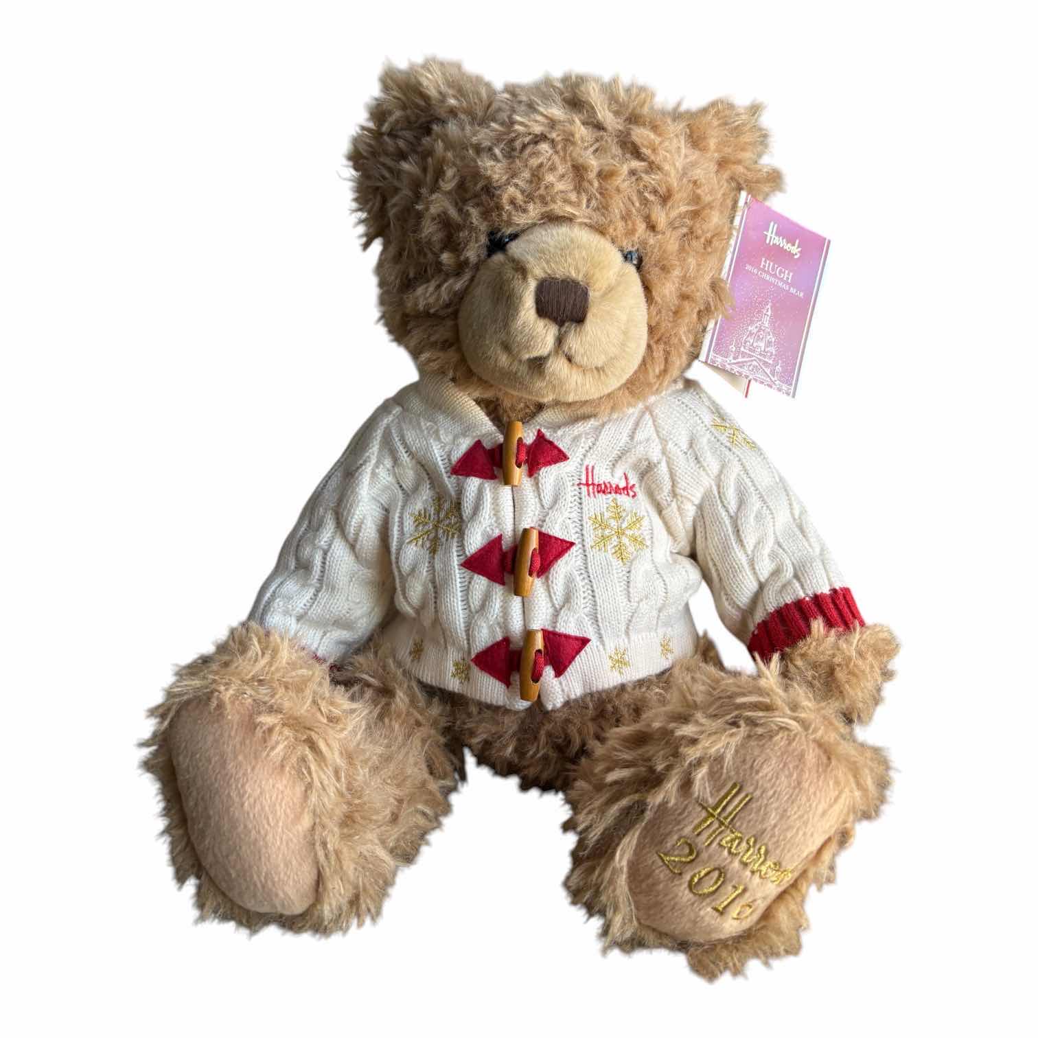 Photo 1 of HARRODS HUGH 2016 LIMITED EDITION CHRISTMAS BEAR H12”