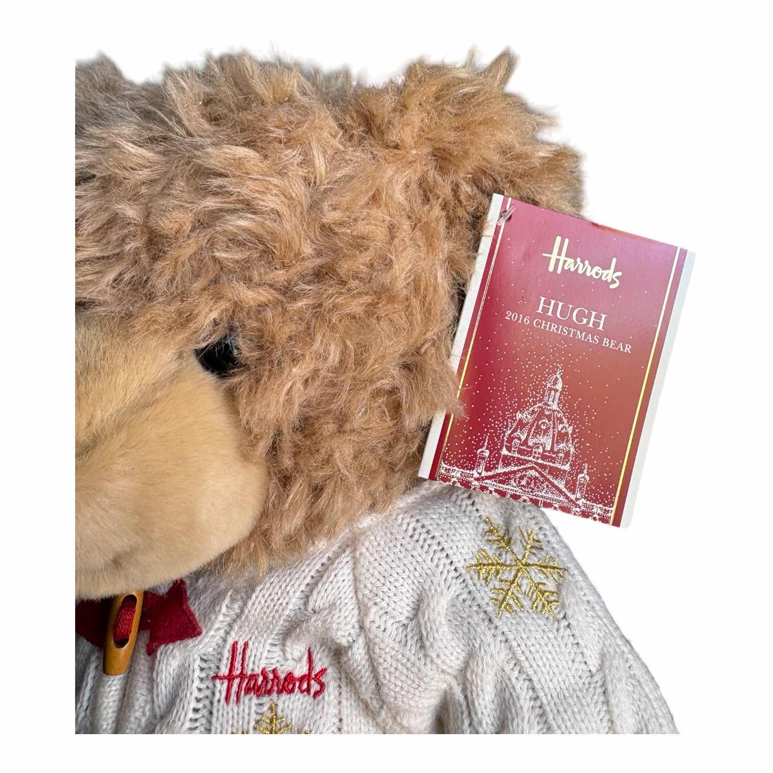 Photo 1 of HARRODS HUGH 2016 LIMITED EDITION CHRISTMAS BEAR H12”