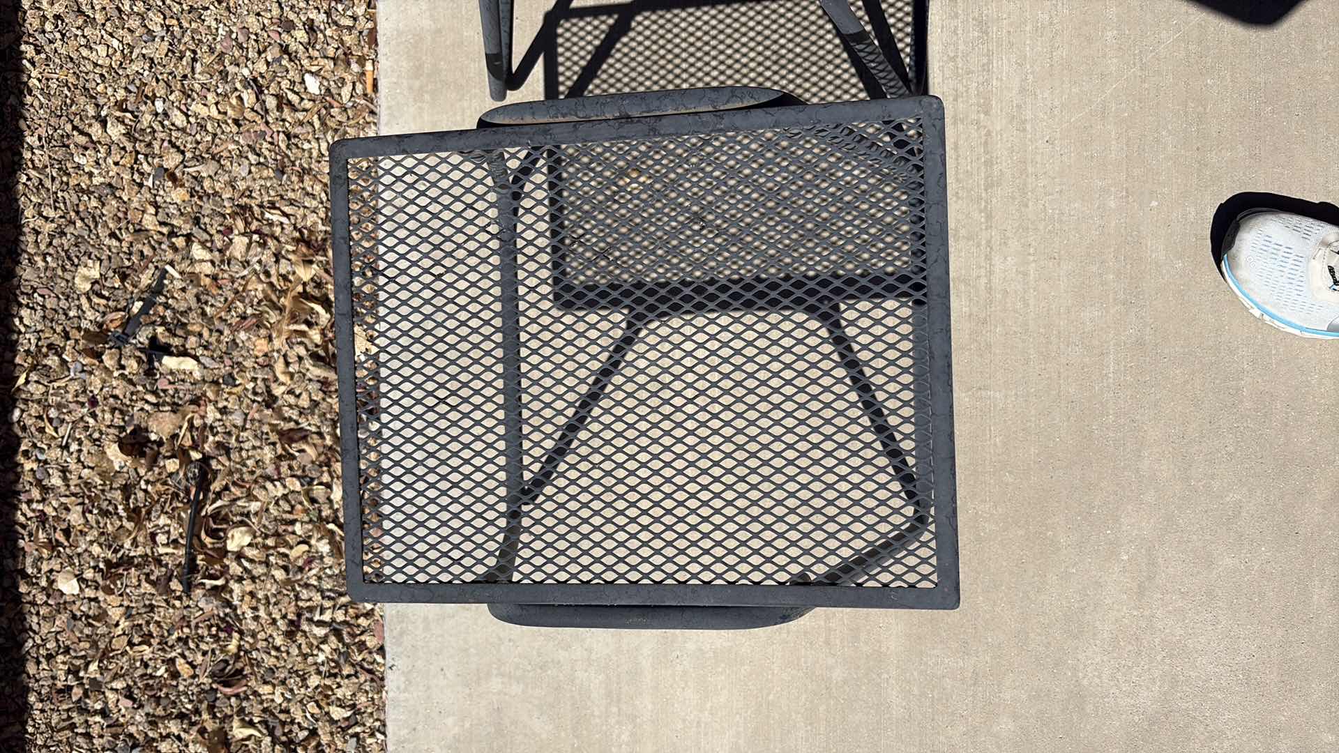 Photo 1 of (2)PCS OUDOOR SIDE TABLES 12.5”X16”H17”