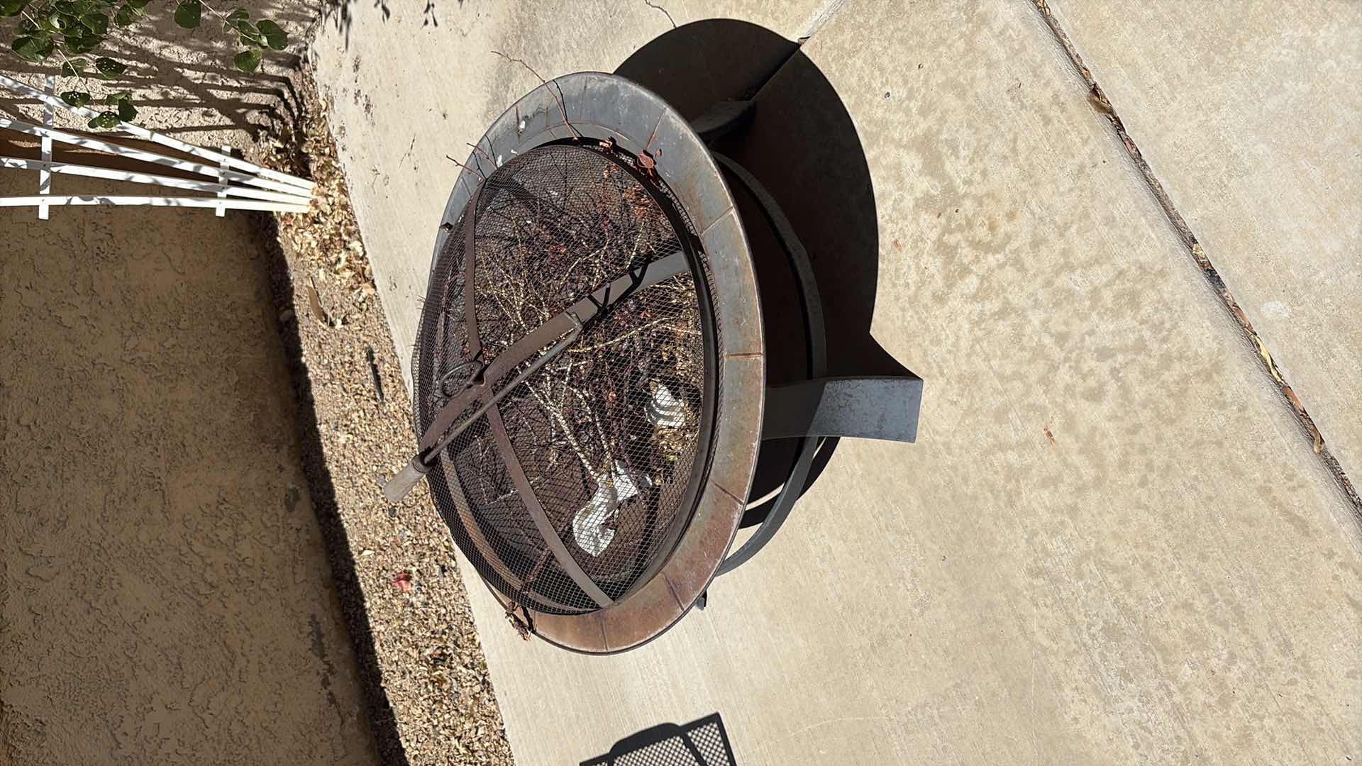 Photo 1 of METAL OUTDOOR FIRE-PIT W FIRE POKER D32”