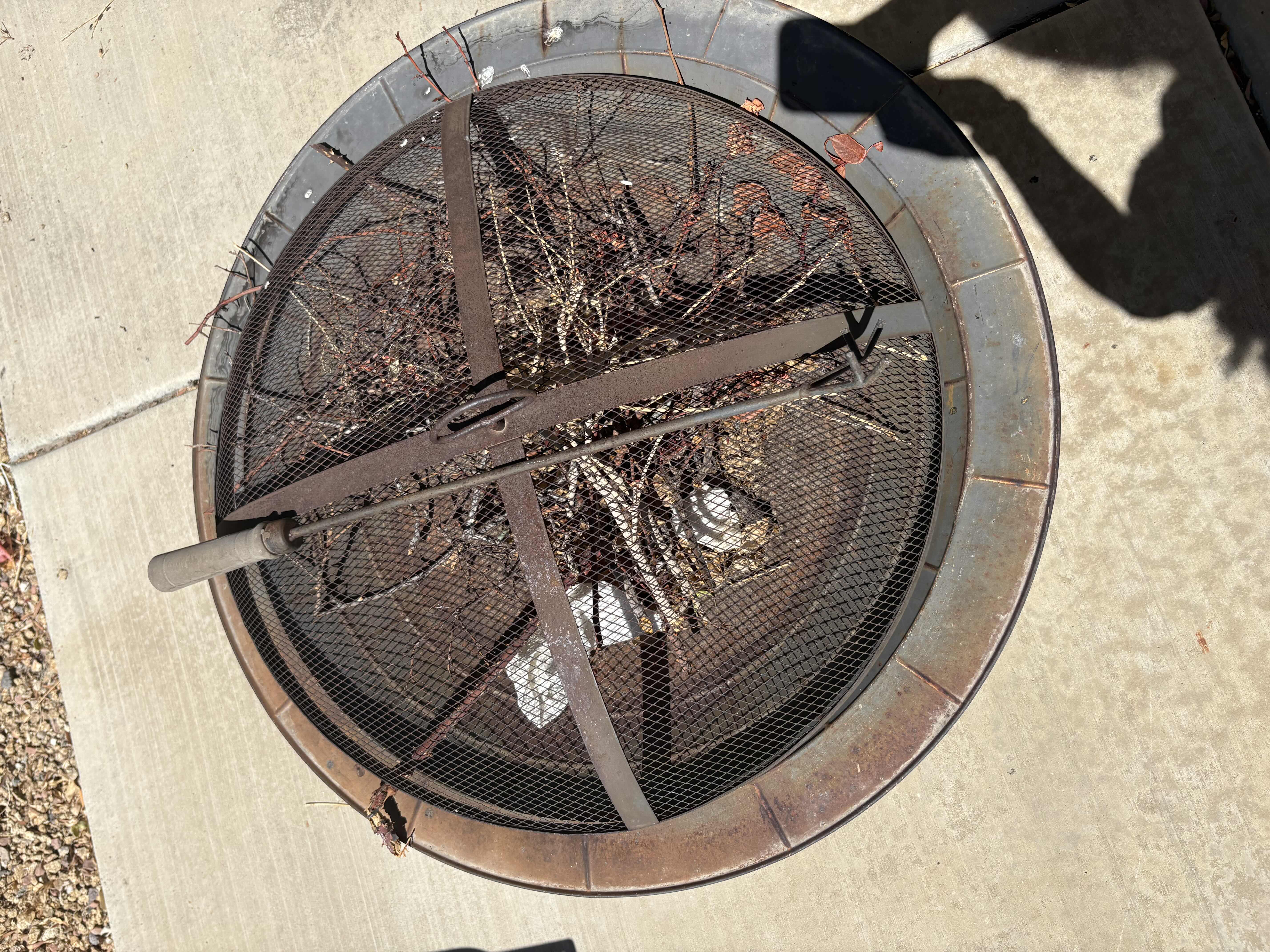 Photo 1 of METAL OUTDOOR FIRE-PIT W FIRE POKER D32”
