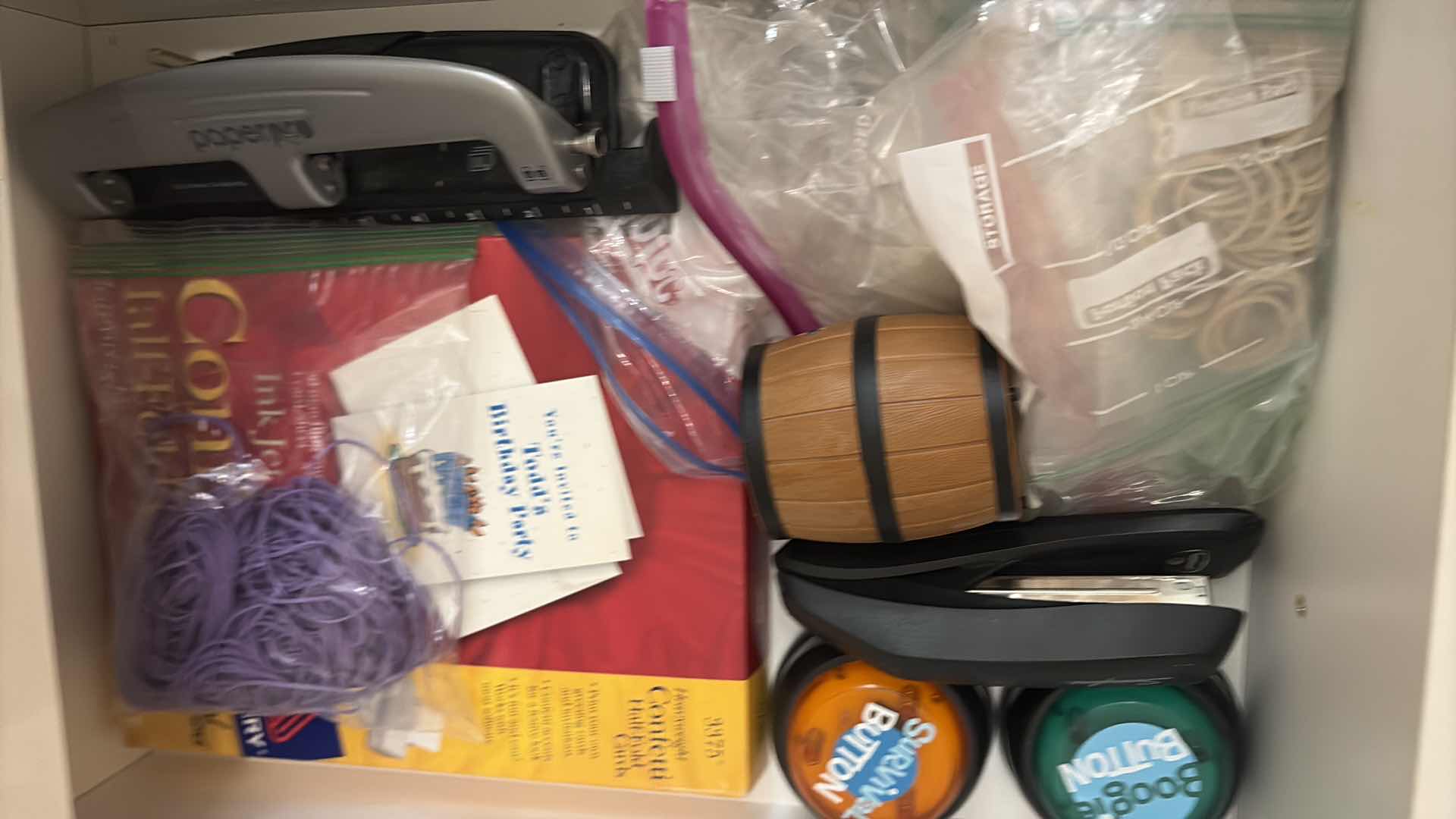 Photo 1 of (2)DRAWER OF OFFICE SUPPLIES