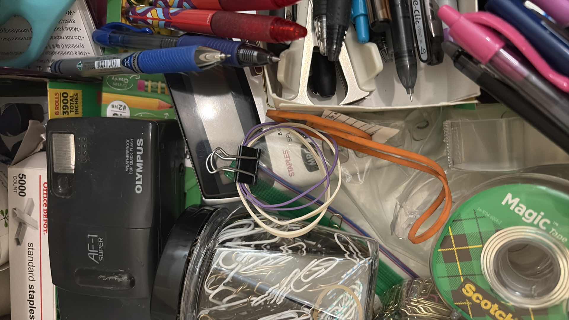 Photo 1 of (2)DRAWER OF OFFICE SUPPLIES