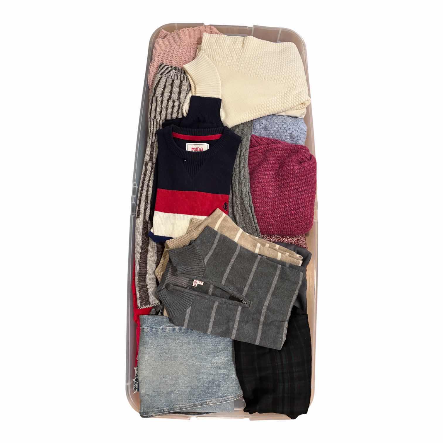 Photo 1 of UNDER BED CONTAINER OF WOMEN’S CLOTHES