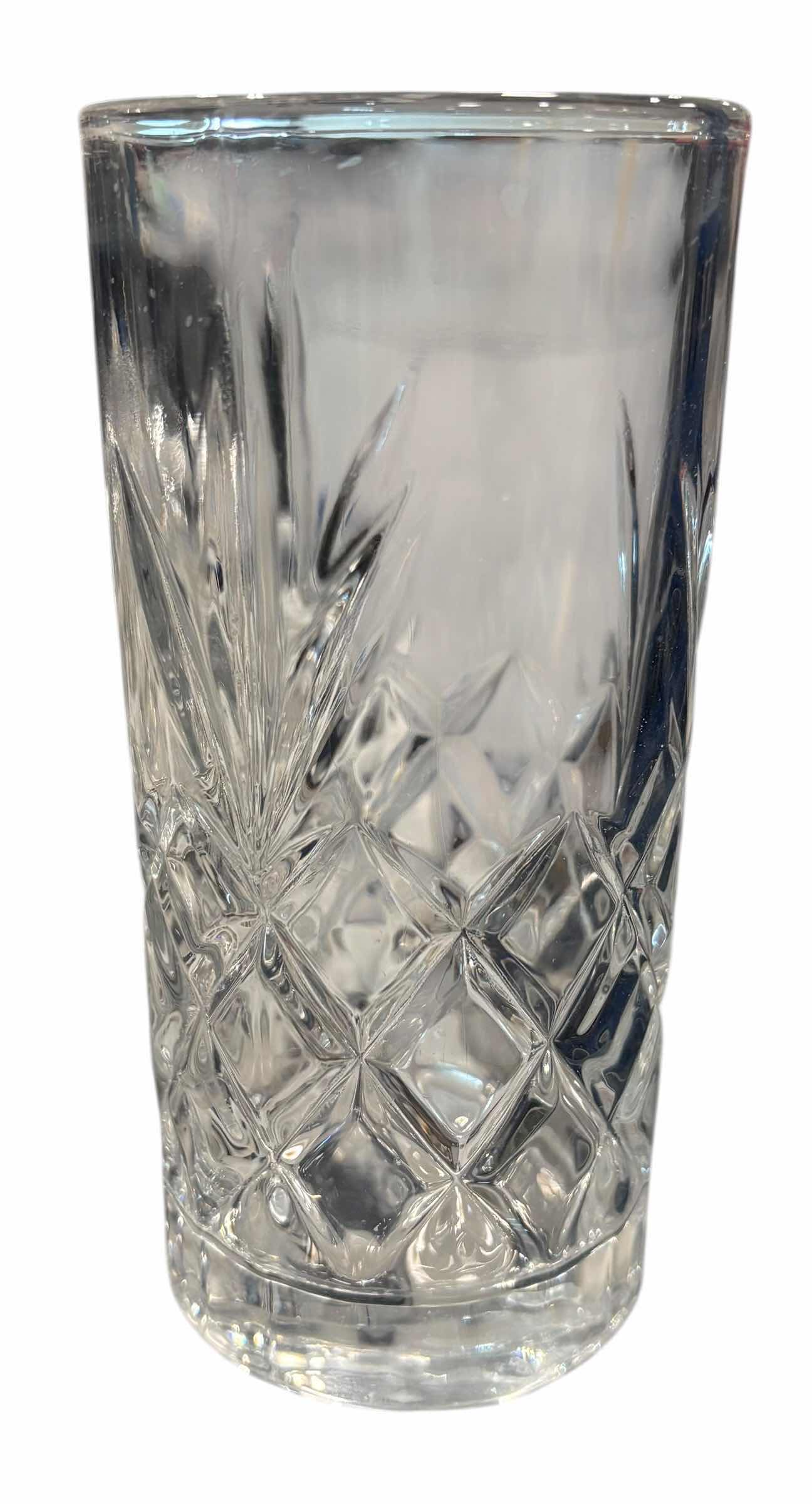 Photo 1 of 98 GLASS HIGHBALL TUMBLERS 5 3/4”H