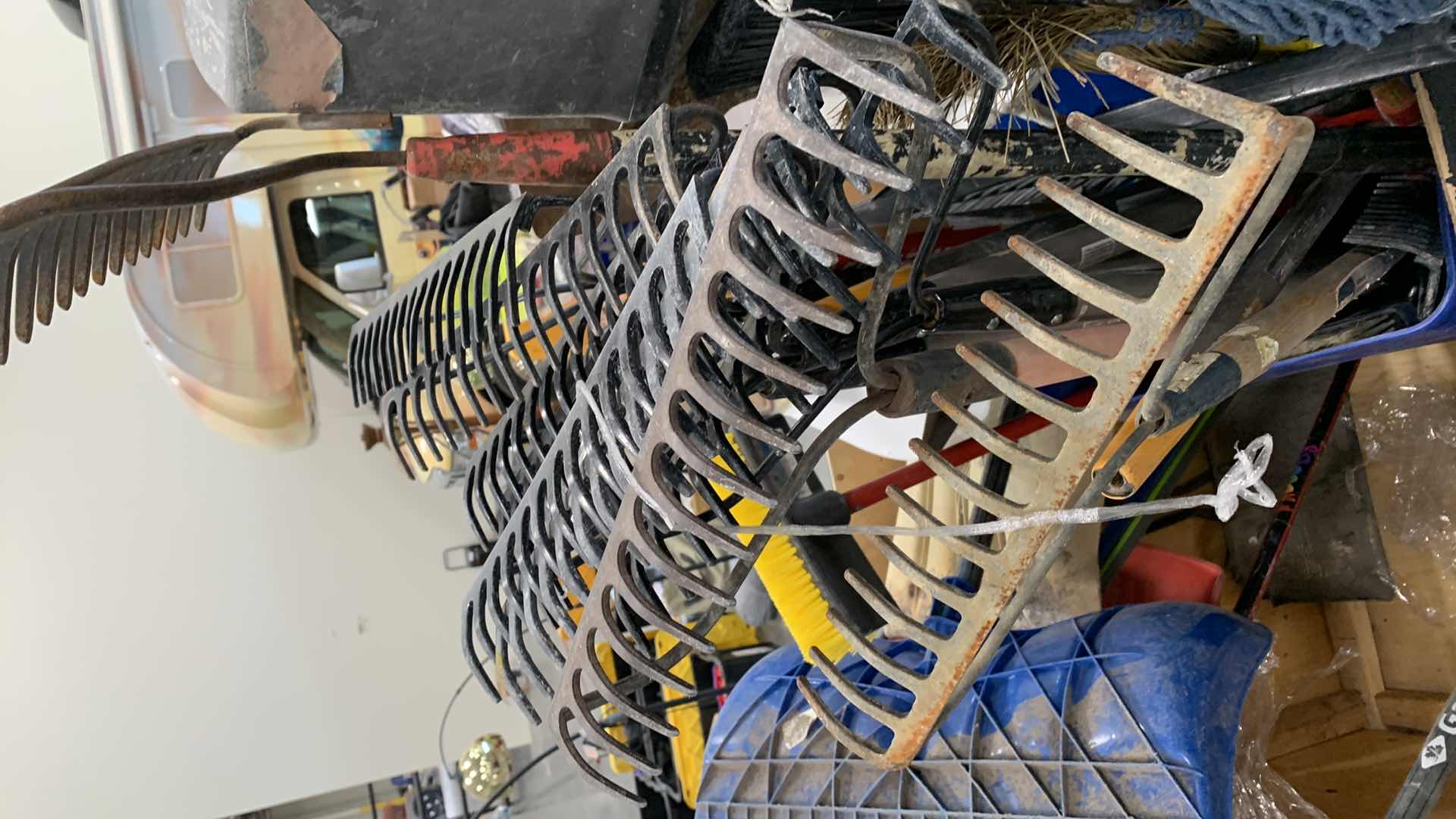 Photo 1 of ASSORTED RAKES AND SHOVELS