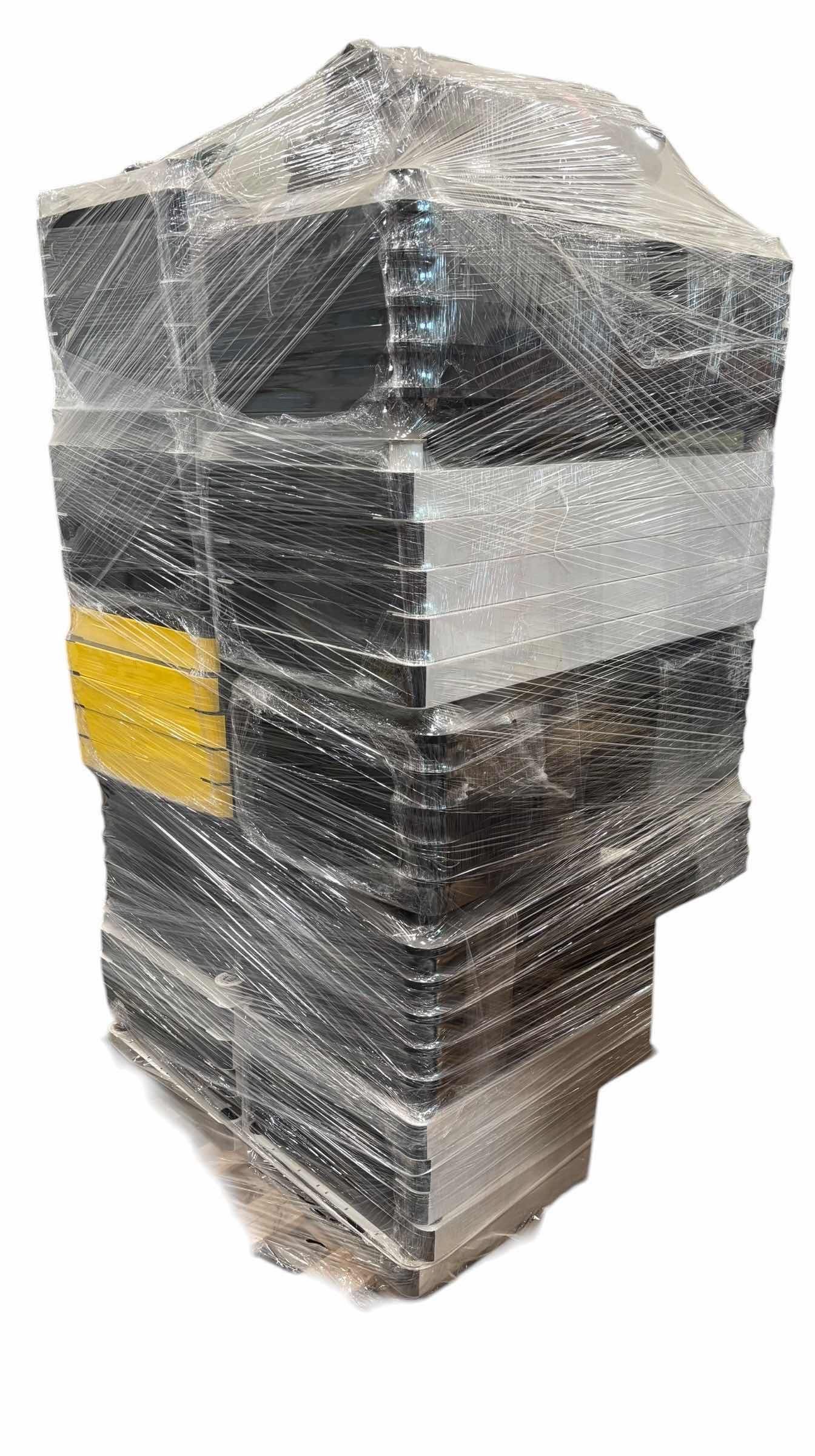 Photo 1 of PALLET OF PLASTIC SHELVING UNITS (10)