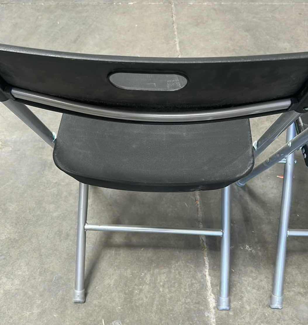 Photo 1 of 3- RESIN SEAT & BACK FOLDING CHAIR