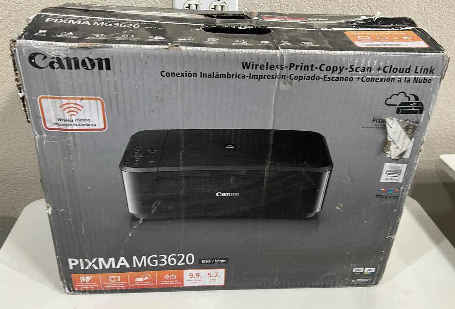 Photo 1 of CANON PIXMA MG3620 WIRELESS INKJET ALL IN ONE PRINTER