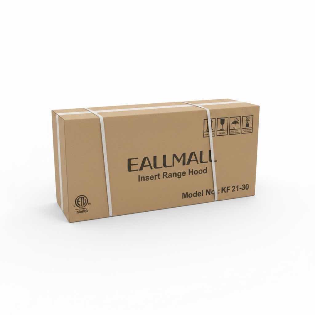 Photo 1 of NIB EALLMALL 30” STAINLESS STEEL BLACK COATING  RANGE HOOD MODEL # KF21-30