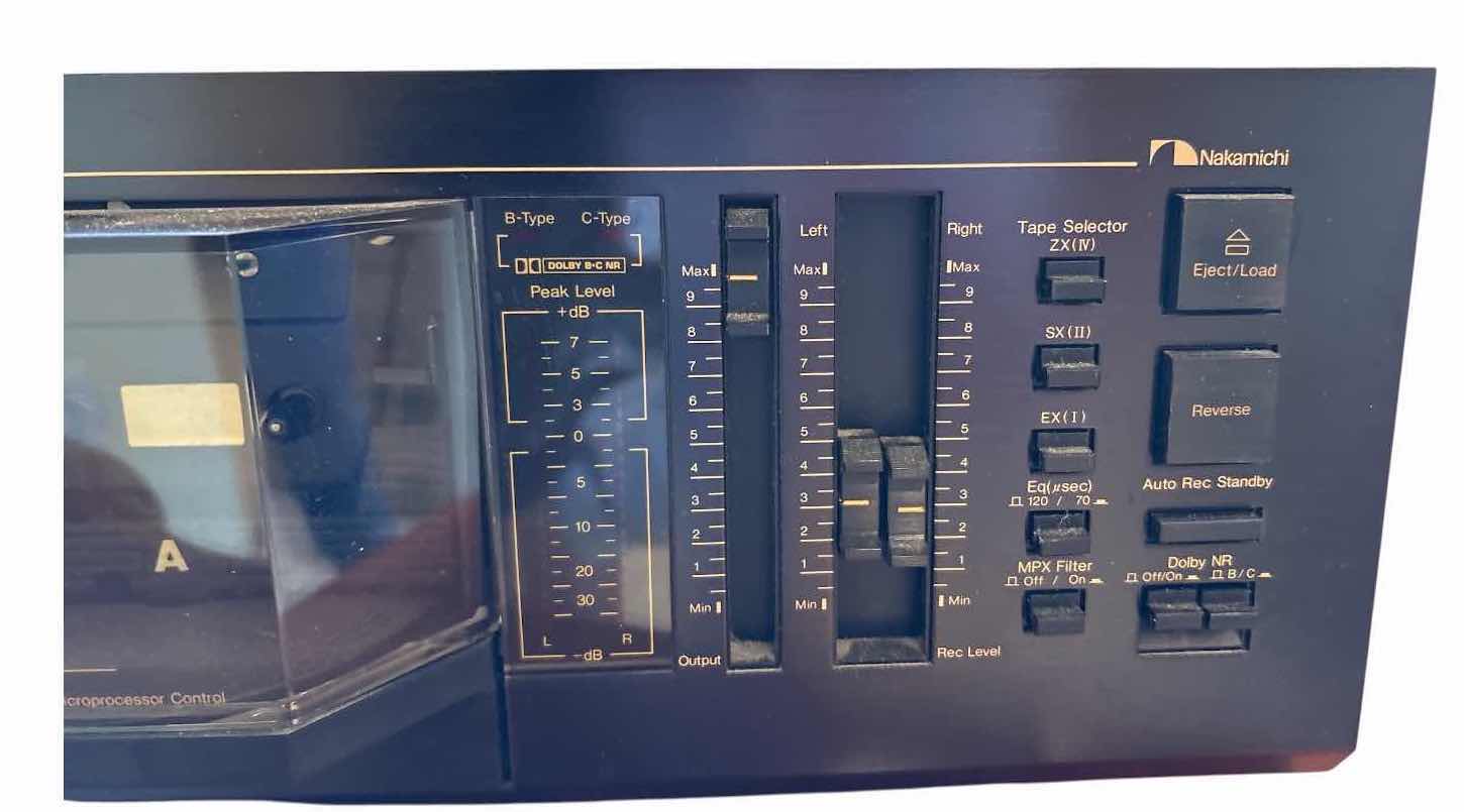 Photo 1 of NAKAMICHI RX-202 UNIDIRECTIONAL AUTO REVERSE CASSETTE DECK