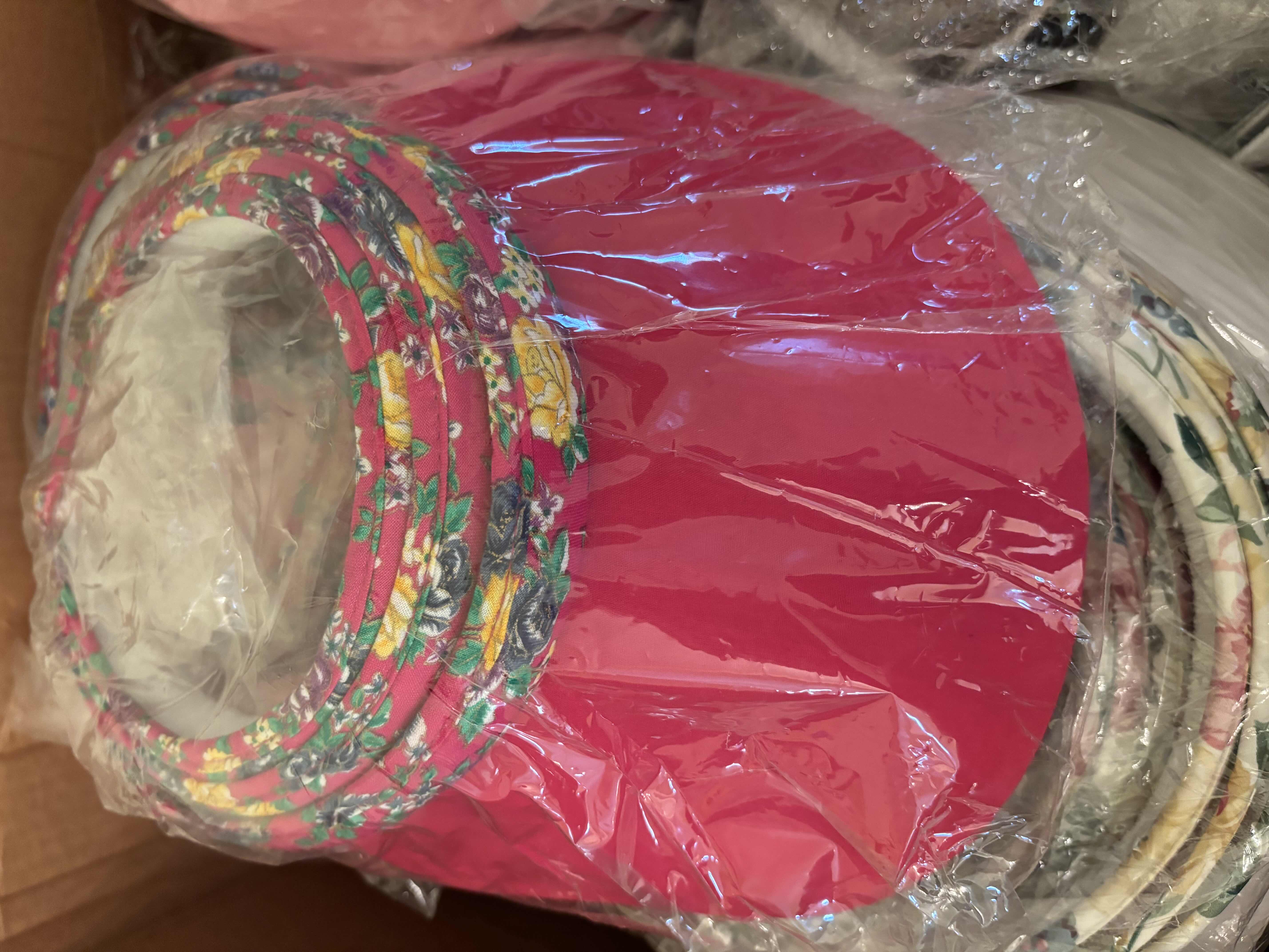 Photo 1 of BOX OF VISORS IN MULTIPLE COLORS & STYLES