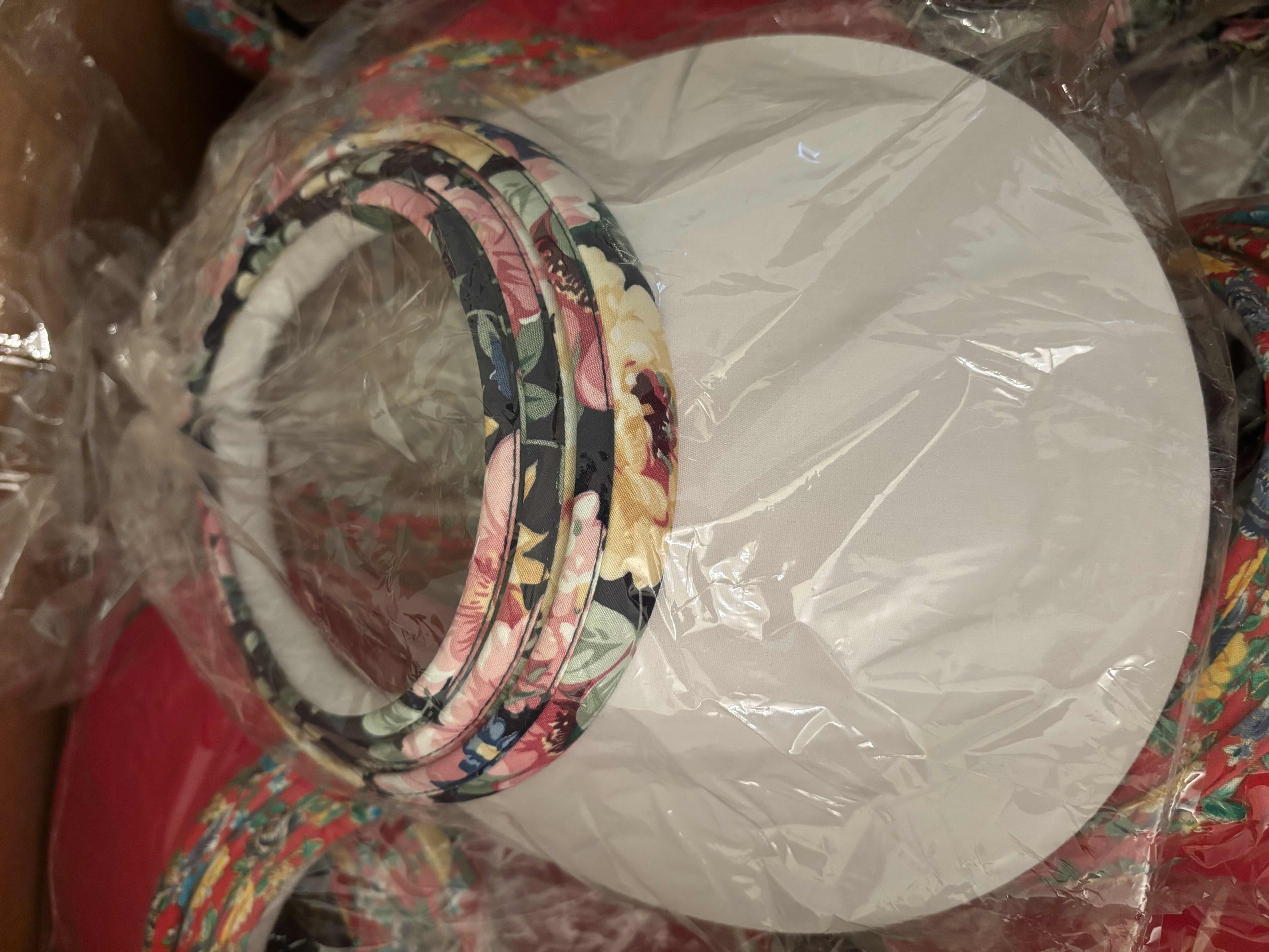 Photo 1 of BOX OF VISORS IN MULTIPLE COLORS & STYLES