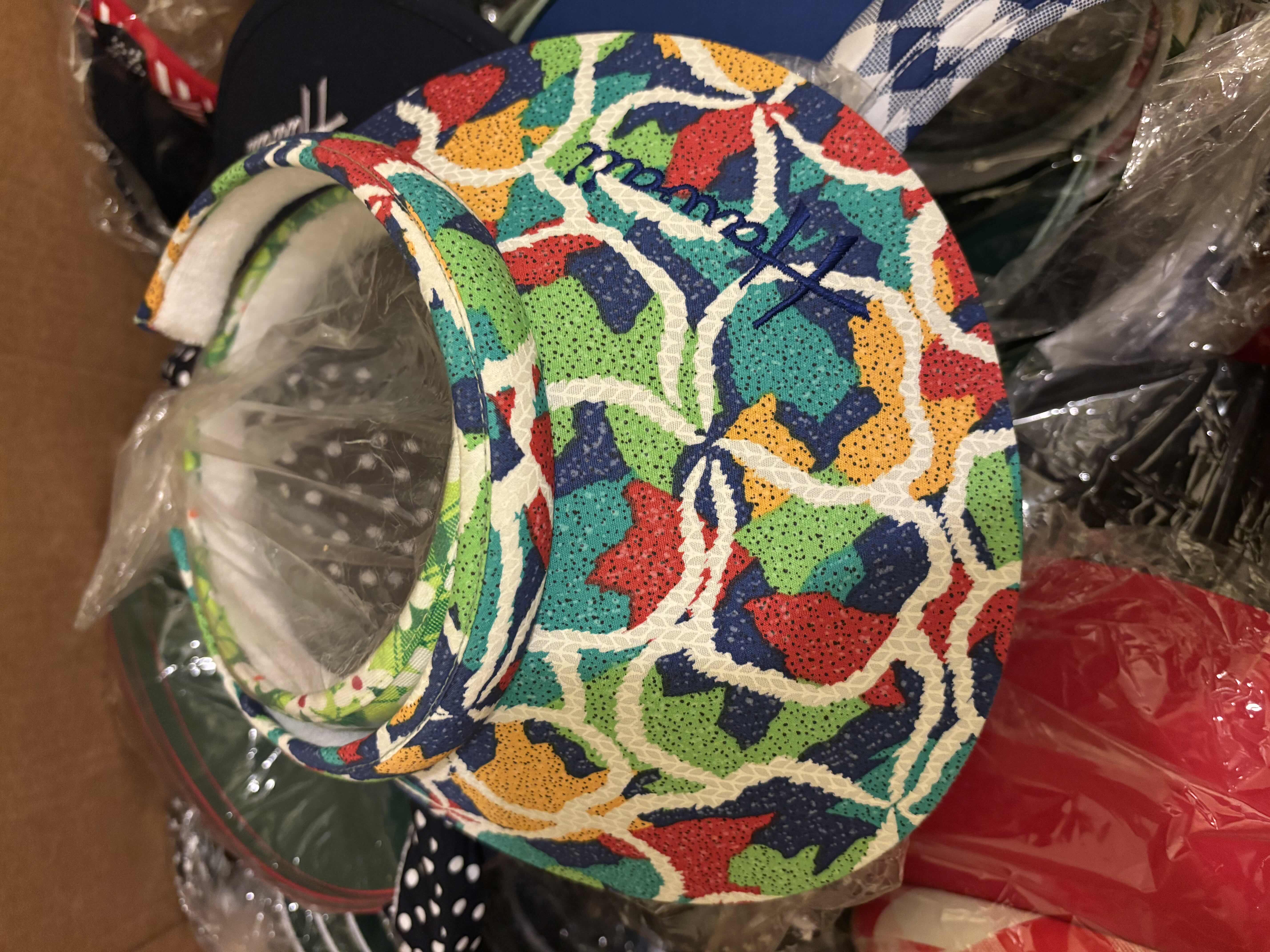 Photo 1 of BOX OF VISORS IN MULTIPLE COLORS & STYLES