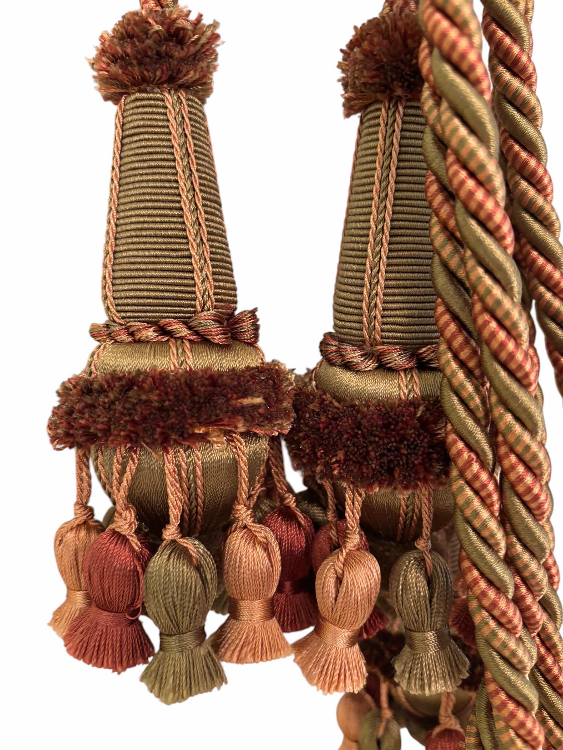 Photo 1 of DECORATIVE CURTAIN TIE BACKS (1 SET)