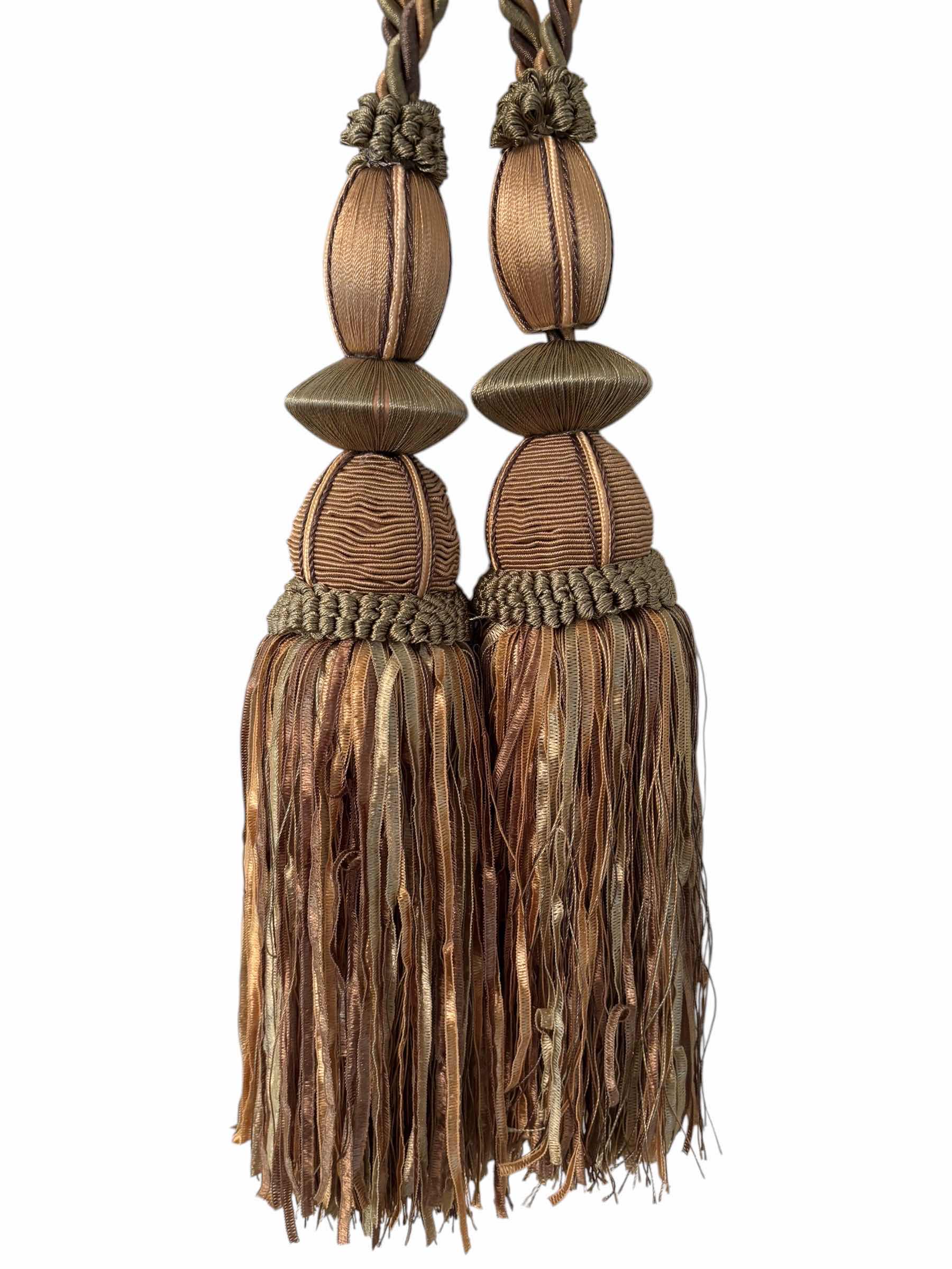 Photo 1 of DECORATIVE CURTAIN TIE BACKS (1 SET)