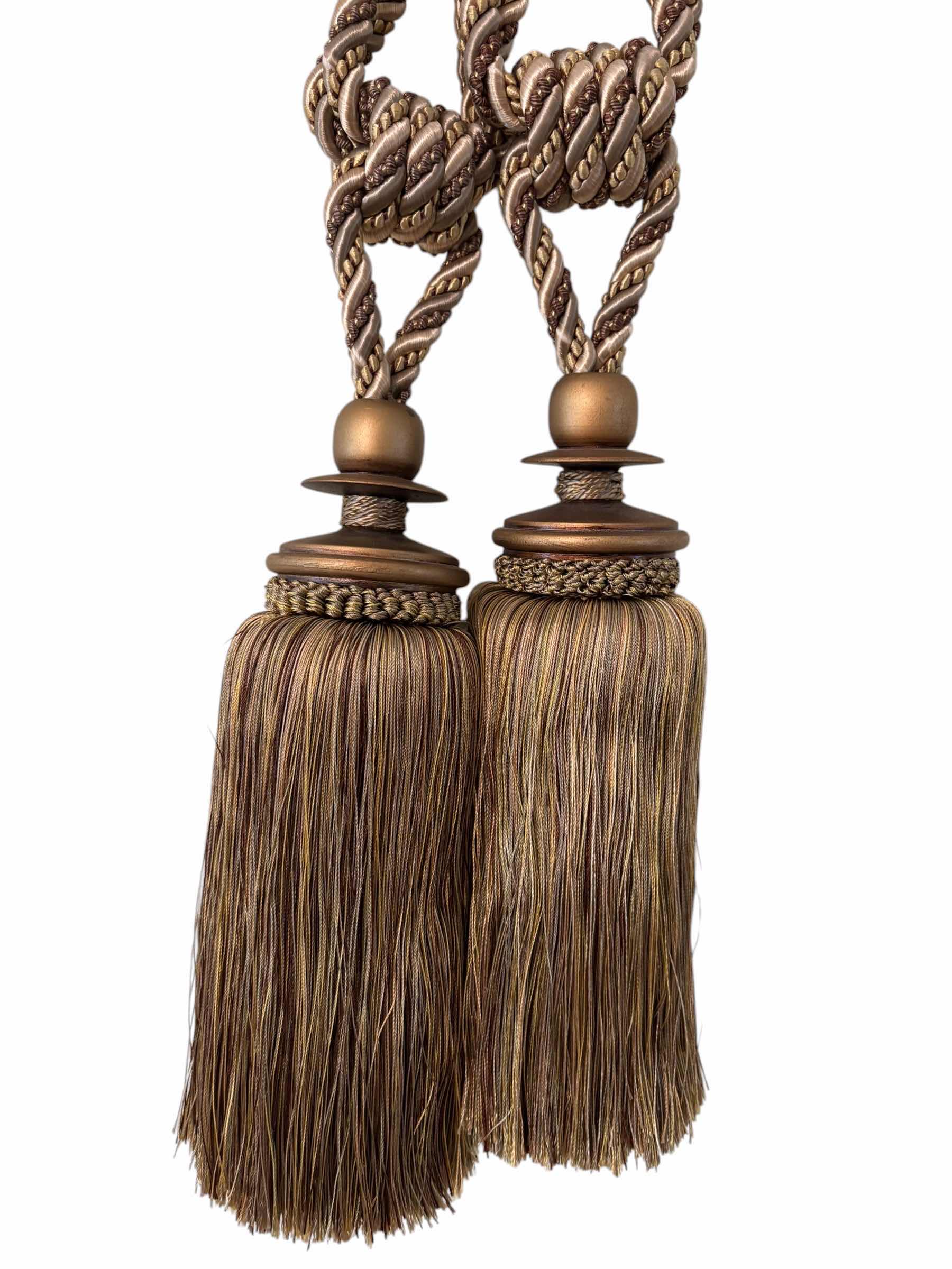 Photo 1 of DECORATIVE CURTAIN TIE BACKS (1 SET)