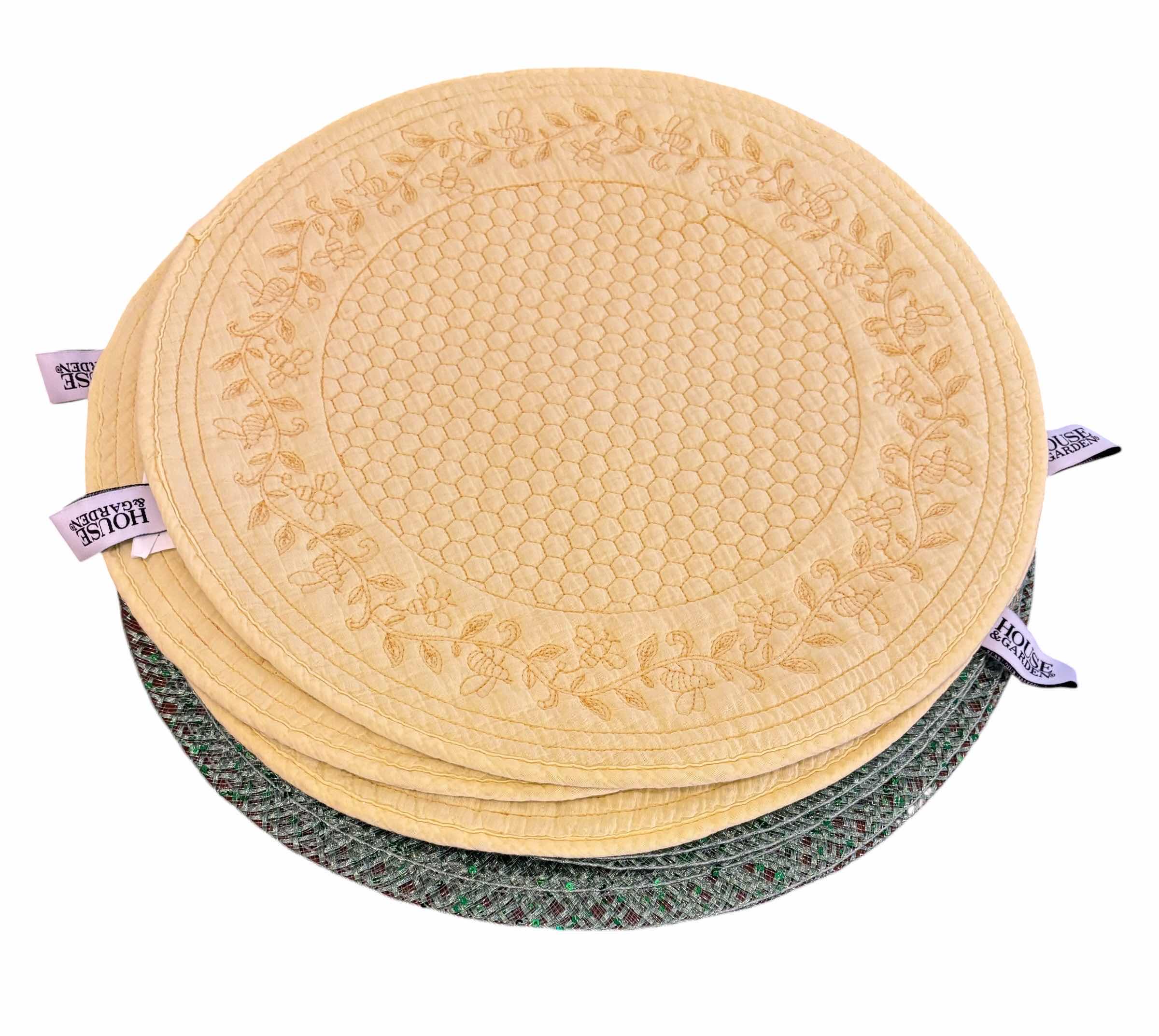 Photo 1 of 2 SETS OF ROUND PLACEMATS